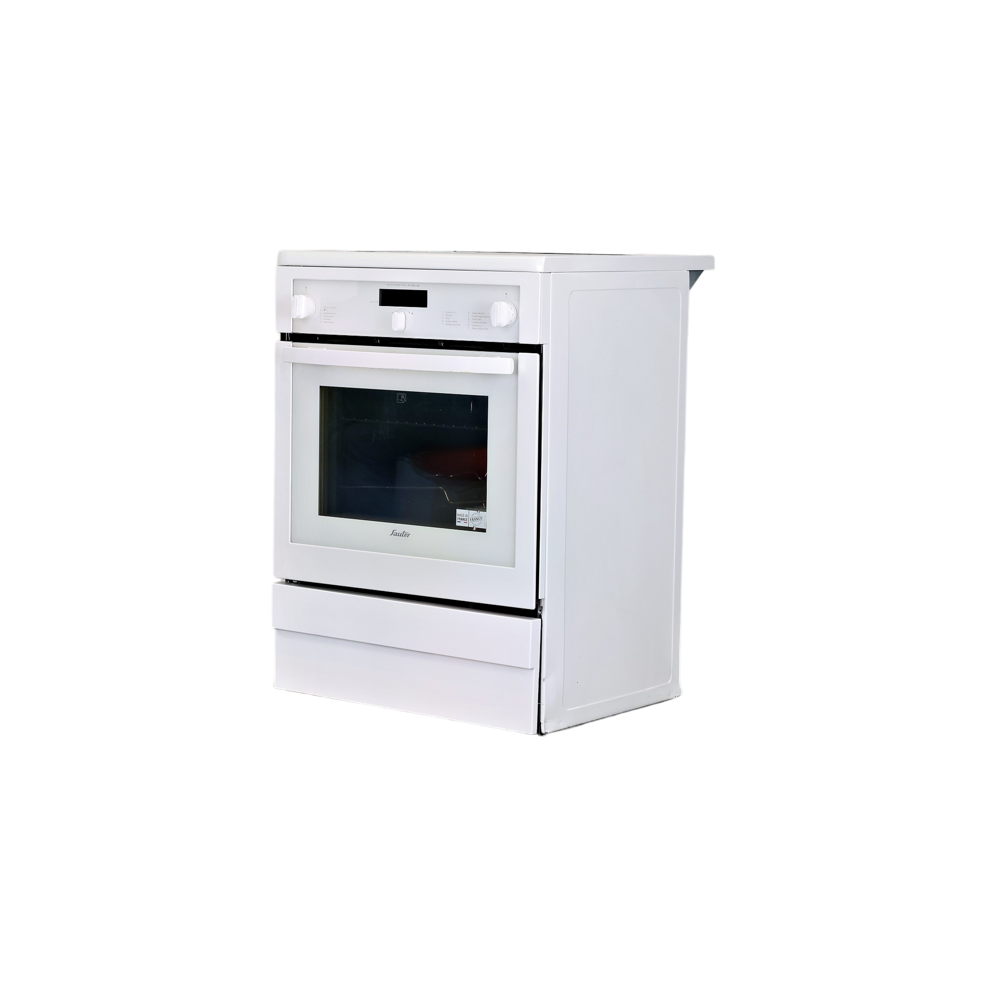 Cuisinière À Induction  Reconditionné SAUTER SCI1214W : vue du côté gauche