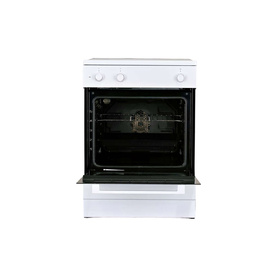 Cuisinière À Induction 66 L Reconditionné BEKO FSE68112MWC : vue de l'intérieur
