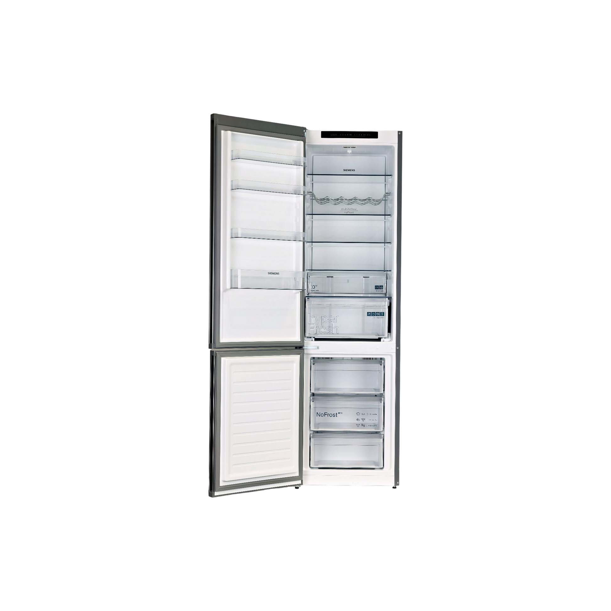 Réfrigérateur Avec Congélateur 363 L Reconditionné SIEMENS KG39N2IDF : vue de l'intérieur
