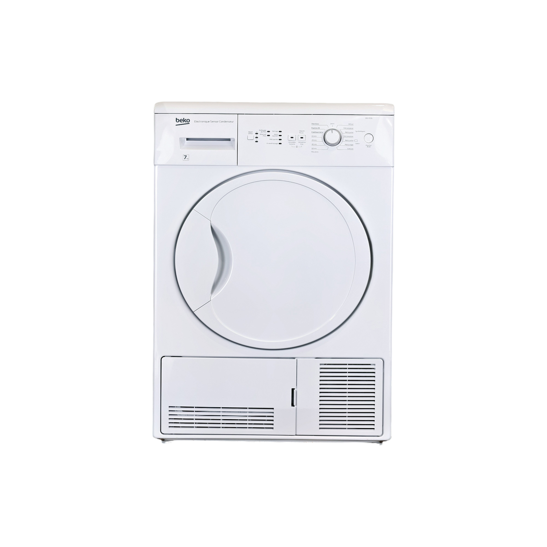 Seche-Linge Condensation 7 kg Reconditionné BEKO DCU7231 : vue de face