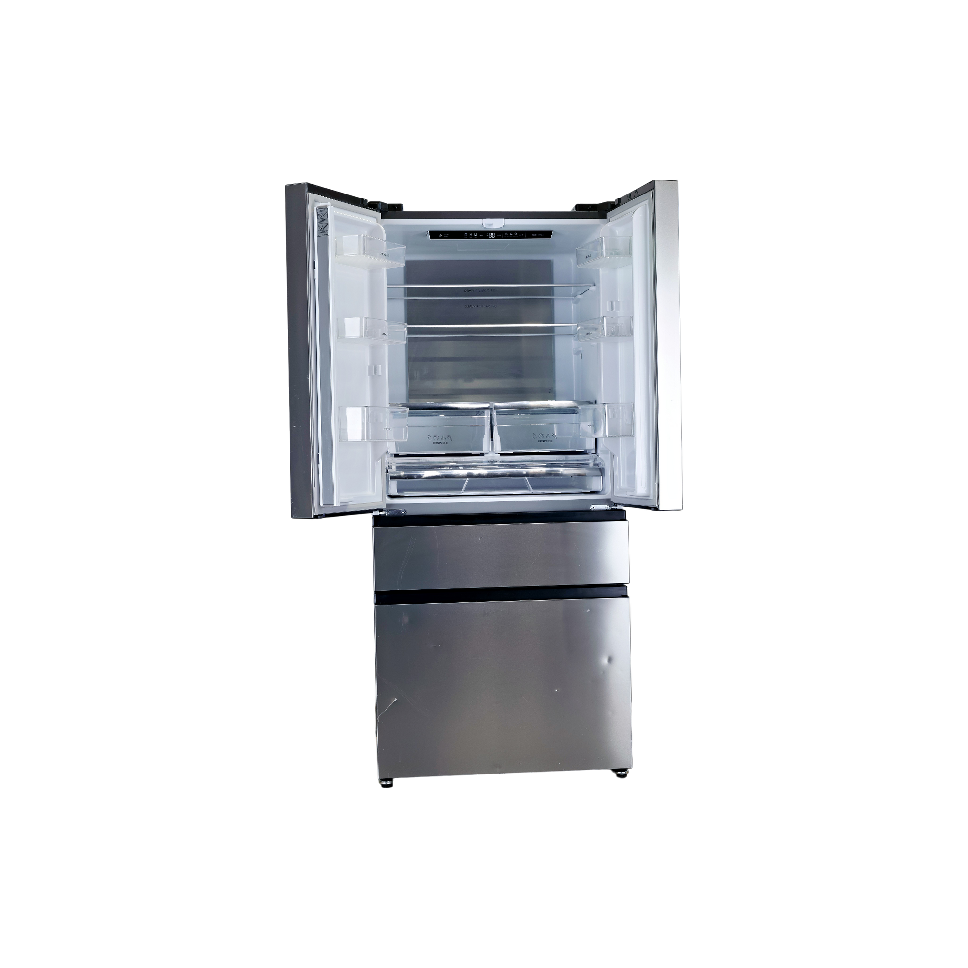 Réfrigérateur Multi-Portes 480 L Reconditionné GORENJE NRM8181UX : vue de l'intérieur