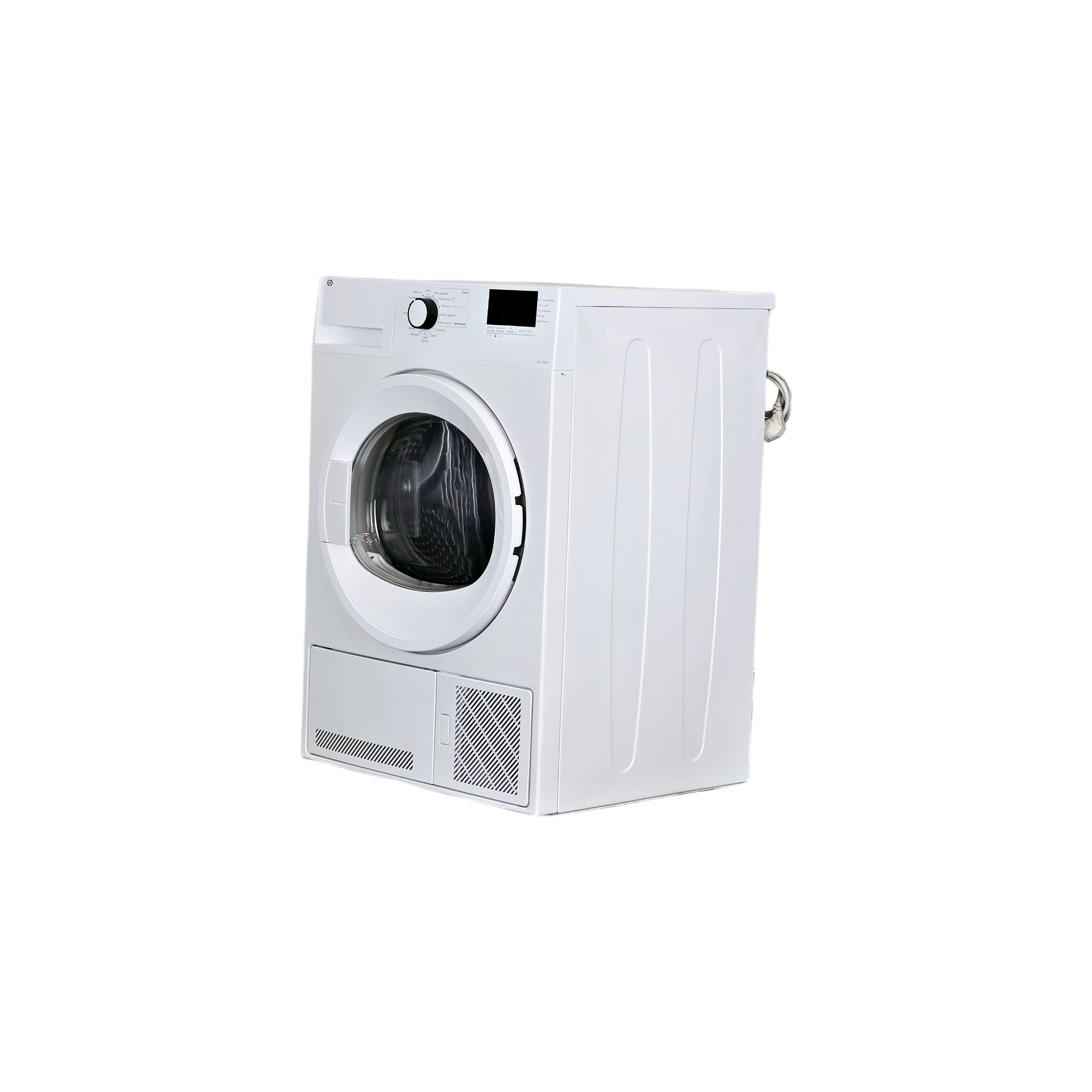 Seche-Linge Condensation 8 kg Reconditionné ESSENTIEL B ESLC8D5 : vue du côté gauche