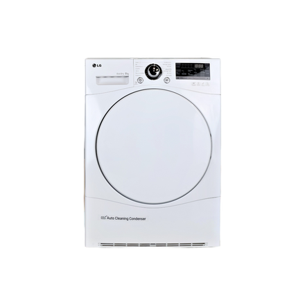 Seche-Linge Pompe À Chaleur 8 kg Reconditionné LG RP8050WH : vue de face