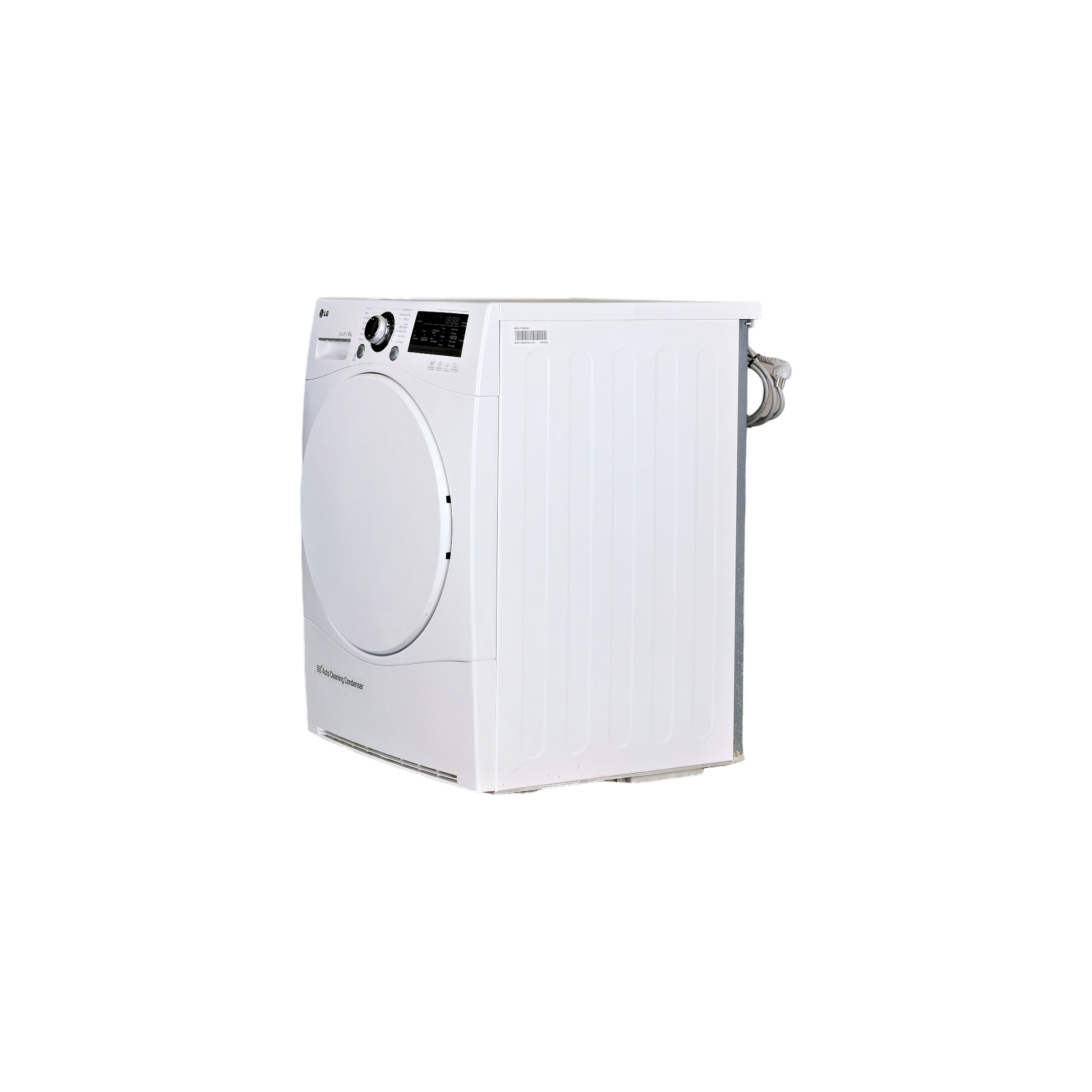 Seche-Linge Pompe À Chaleur 8 kg Reconditionné LG RP8050WH : vue du côté gauche