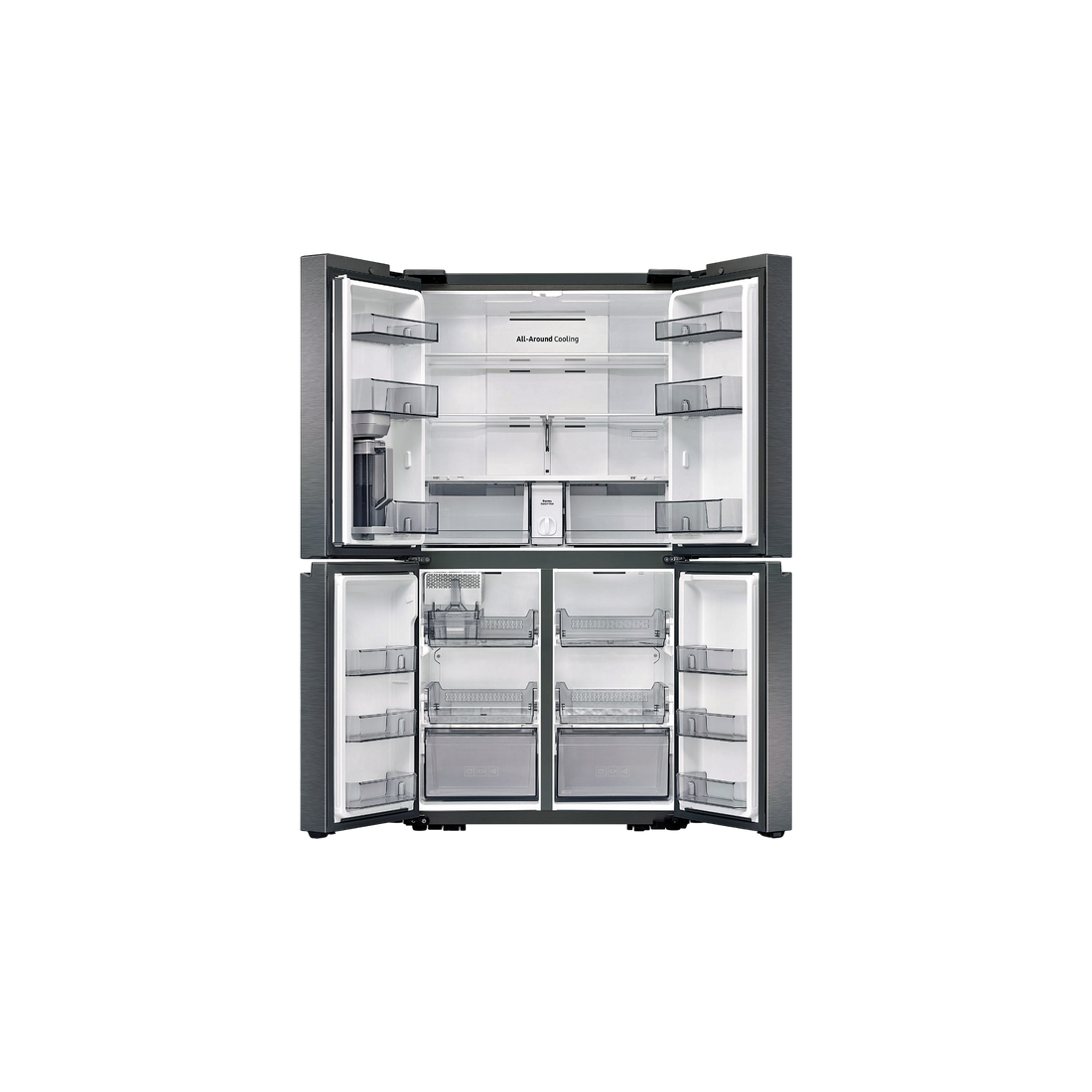 Réfrigérateur Multi-Portes 649 L Reconditionné SAMSUNG RF59C701ES9 : vue de l'intérieur
