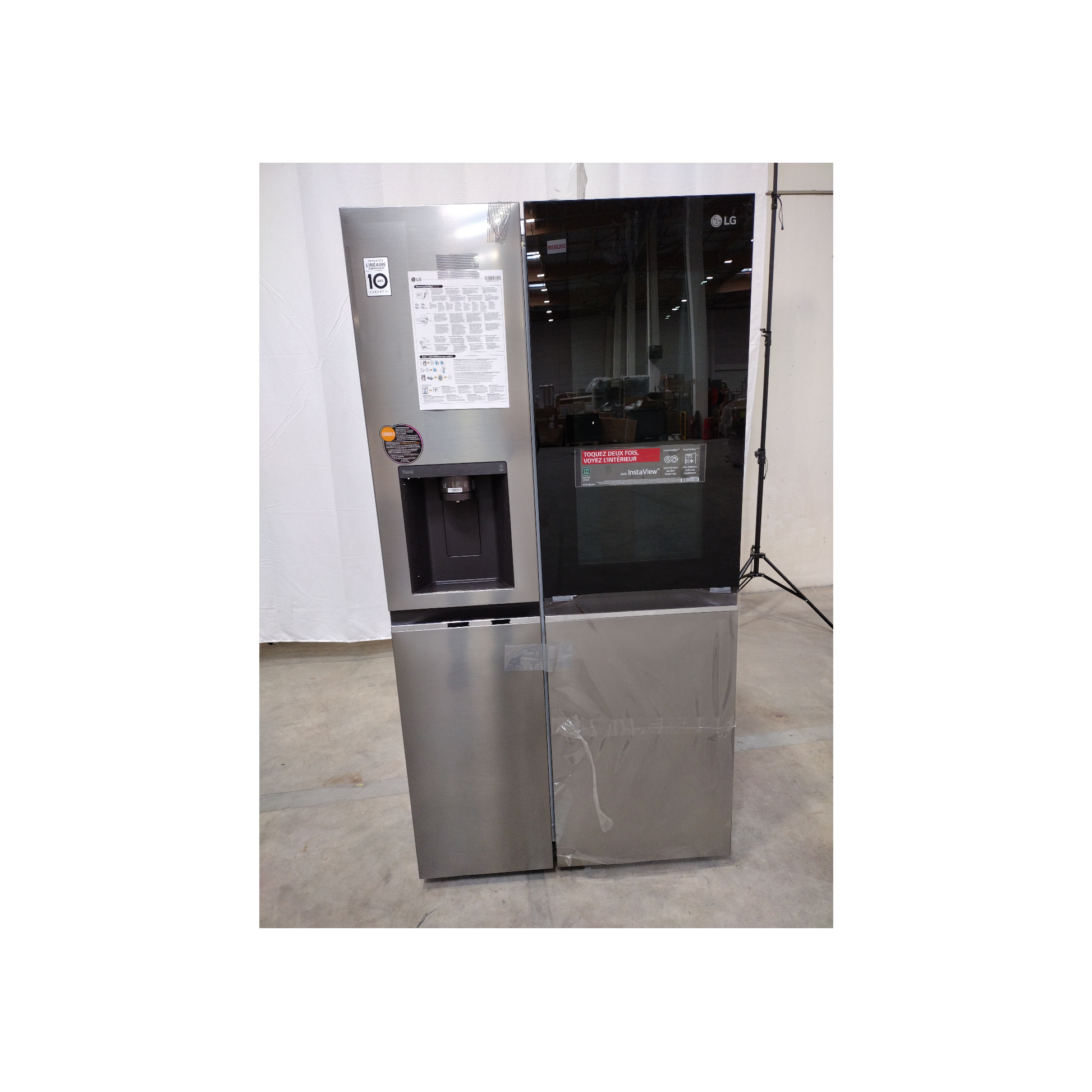 Réfrigérateur Américain 635 L Reconditionné LG GSGV80PYLD : détails