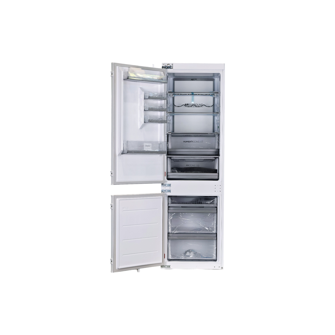 Réfrigérateur Encastrable 268 L Reconditionné HAIER HBW7518DT : vue de l'intérieur