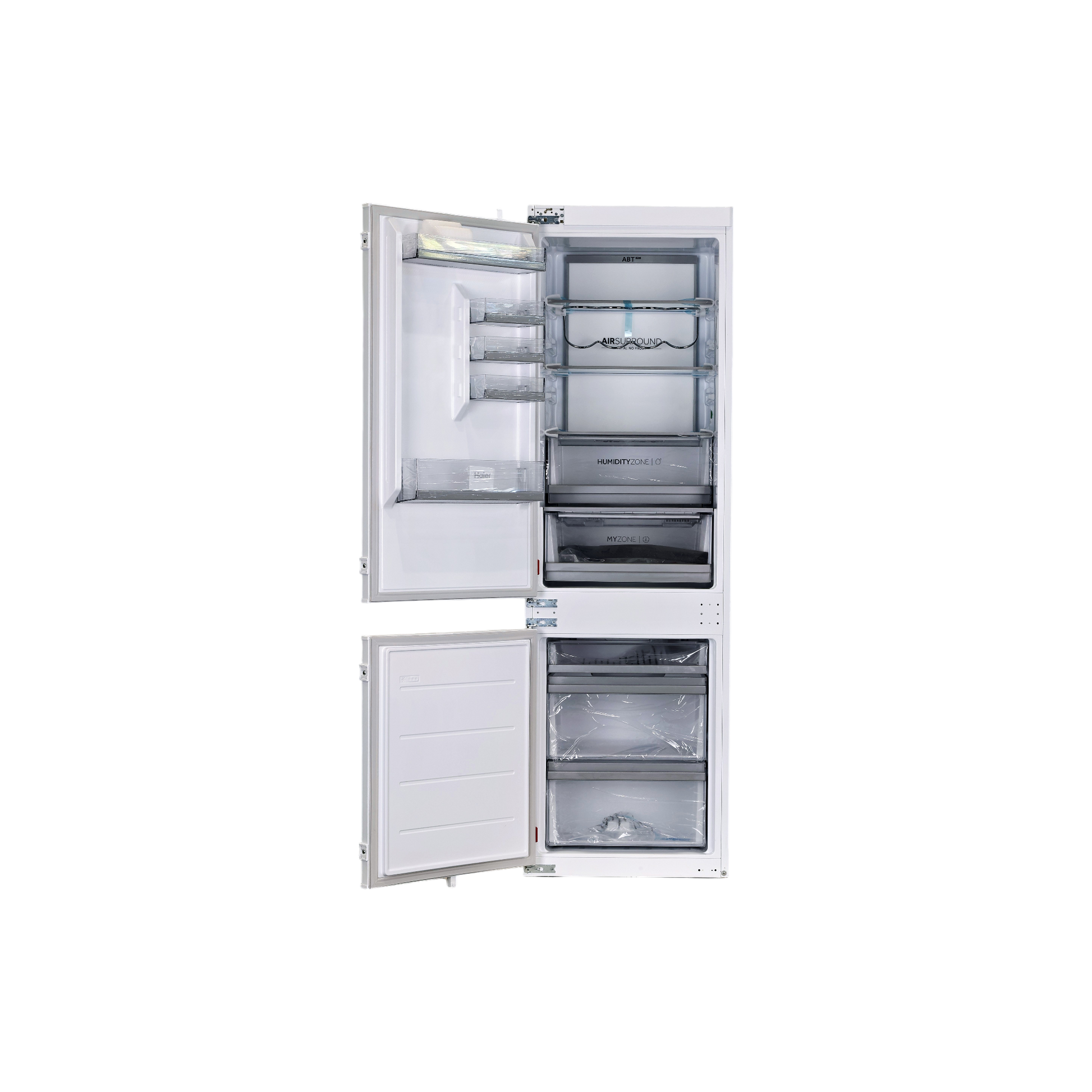 Réfrigérateur Encastrable 268 L Reconditionné HAIER HBW7518DT : vue de l'intérieur