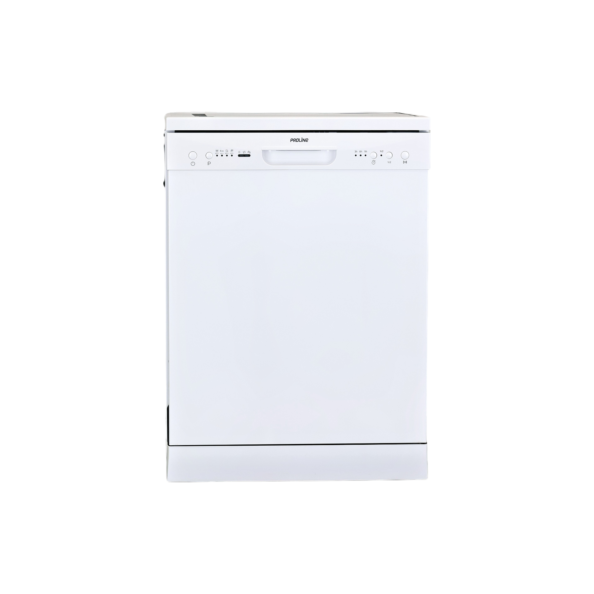 Lave-Vaisselle Pose Libre 12 Cvts Reconditionné PROLINE DWP49120WH : vue de face