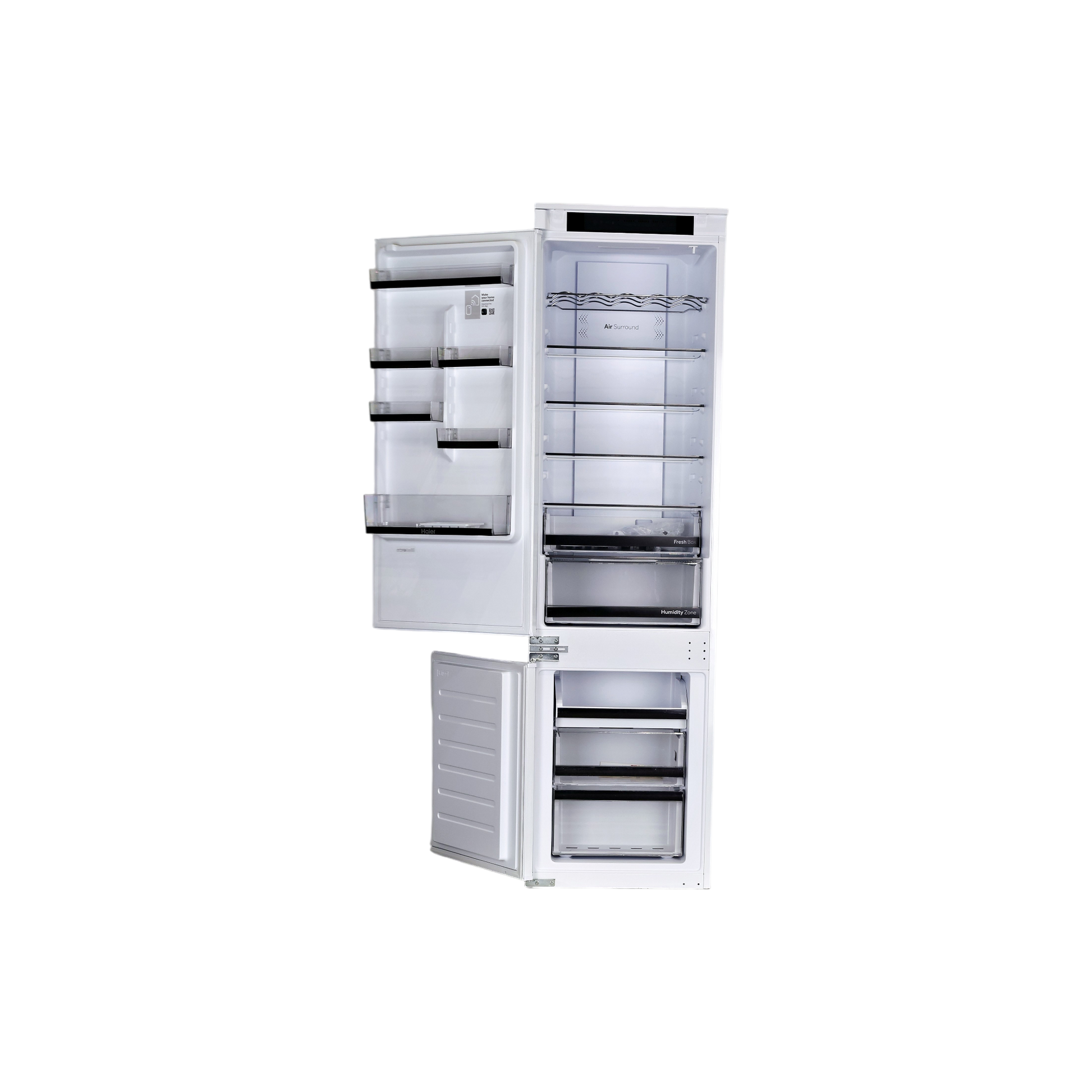Réfrigérateur Encastrable 281 L Reconditionné HAIER HBW5519E : vue de l'intérieur