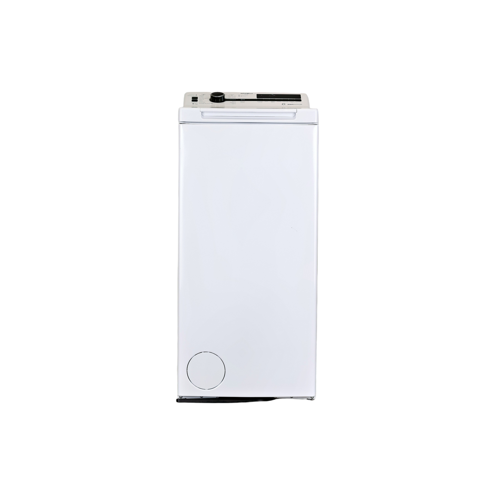 Lave-Linge Top 6 kg Reconditionné WHIRLPOOL ZEN TDLRBX6252BSFR/N : vue de face