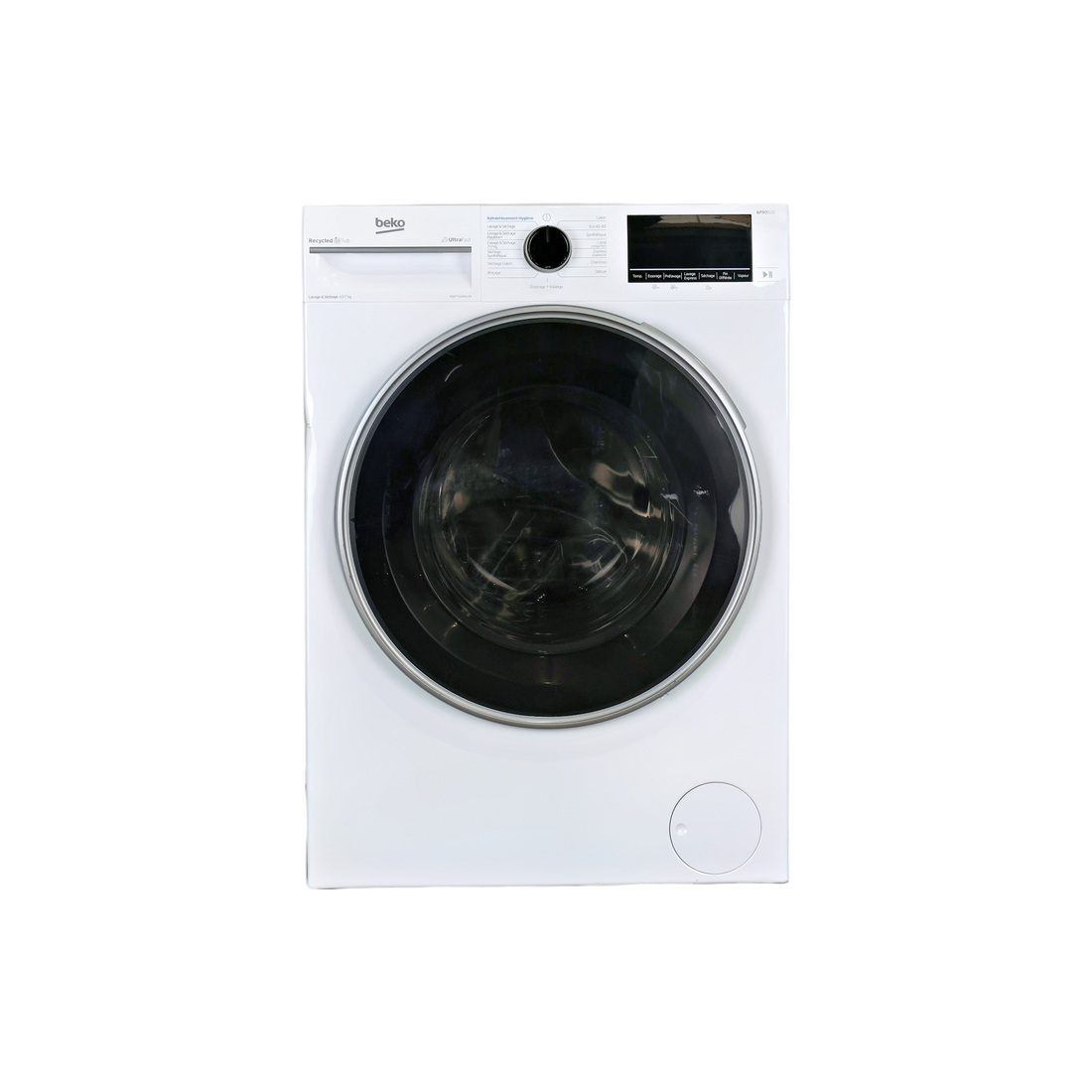 Lave-Linge Sechant 10 kg Reconditionné BEKO B5DFT5104412W : vue de face
