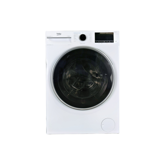 Lave-Linge Sechant 10 kg Reconditionné BEKO B5DFT5104412W : vue de face