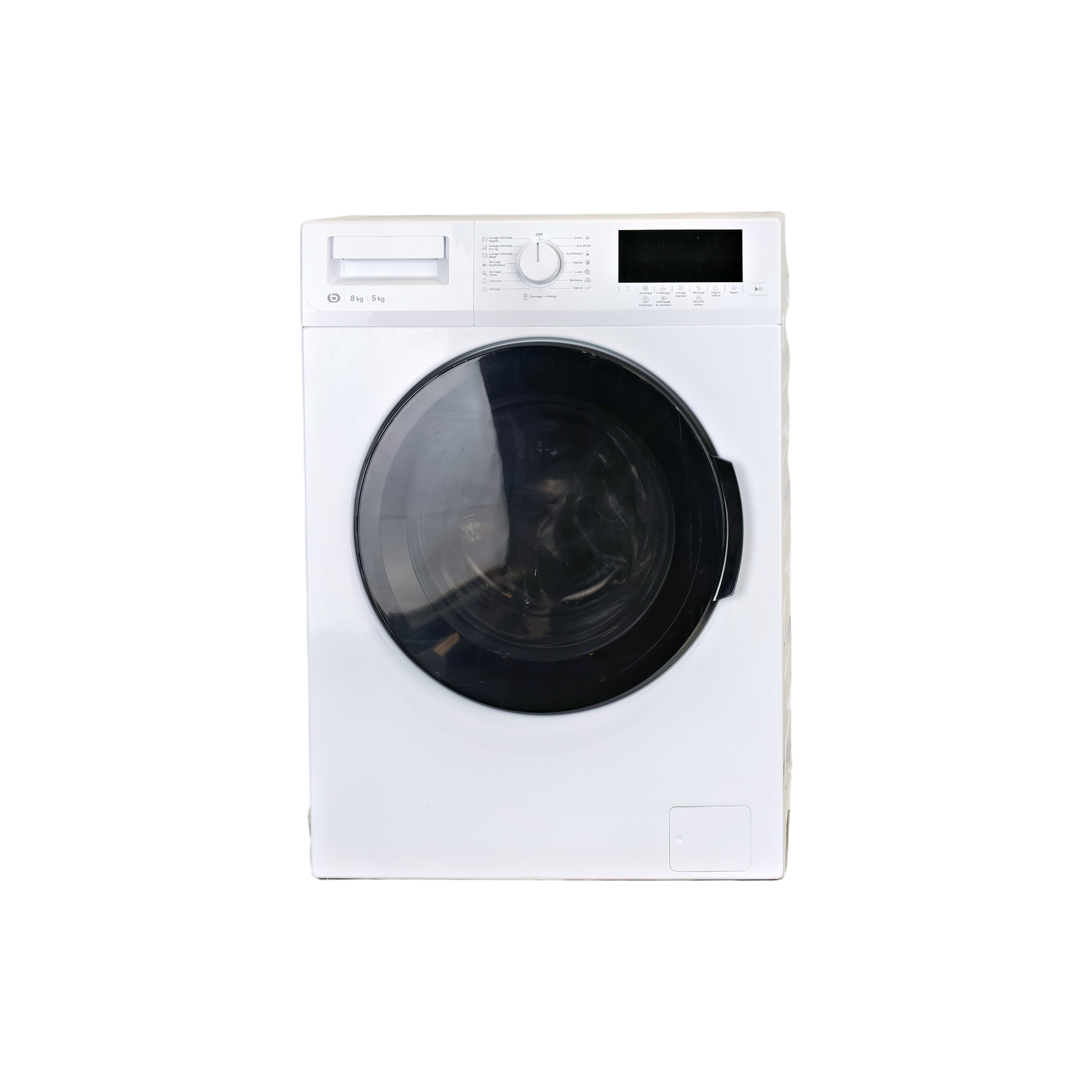 Lave-Linge Sechant 8 kg Reconditionné ESSENTIEL B ELS85-2B : vue de face