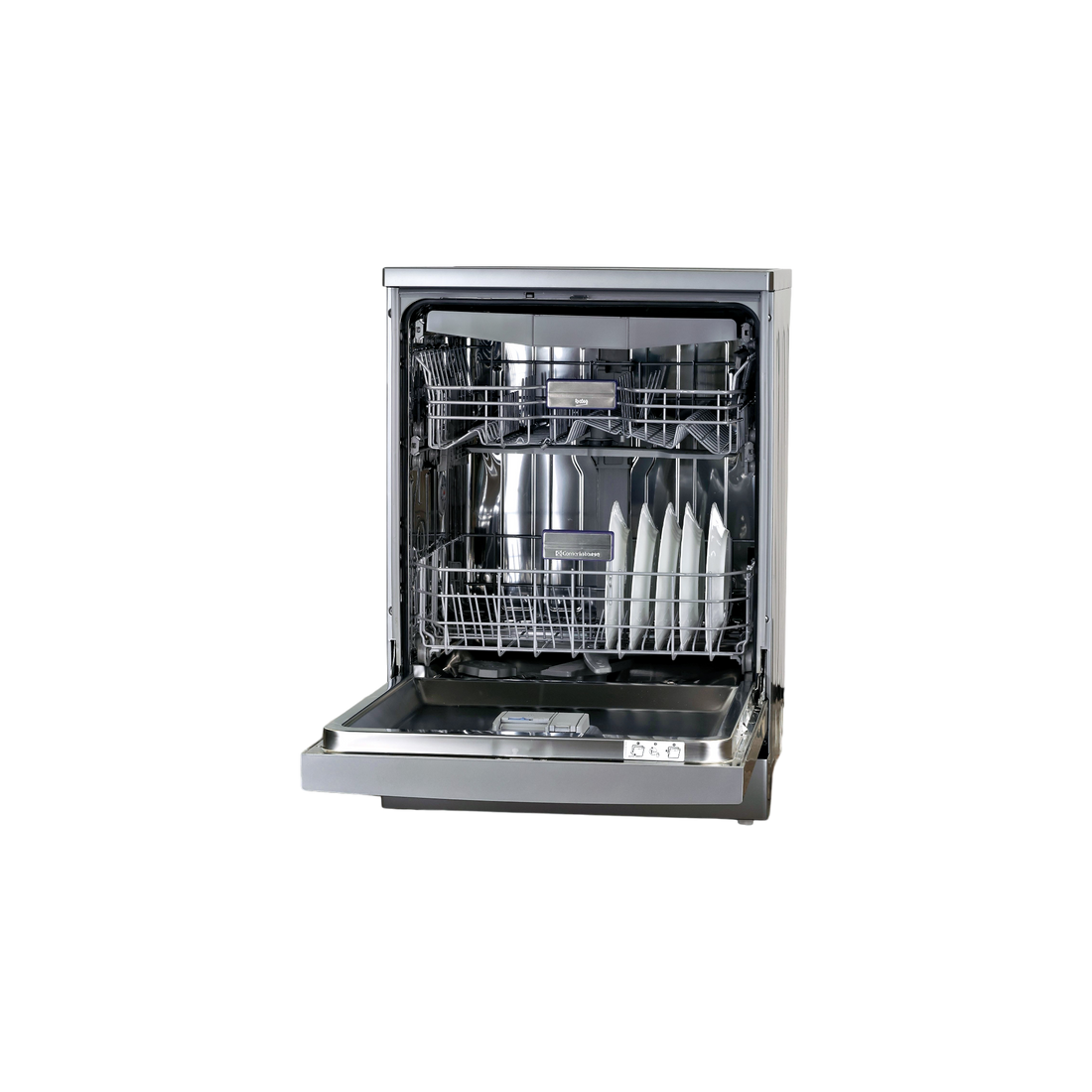 Lave-Vaisselle Pose Libre 15 Cvts Reconditionné BEKO BDFN36530XC : vue de l'intérieur