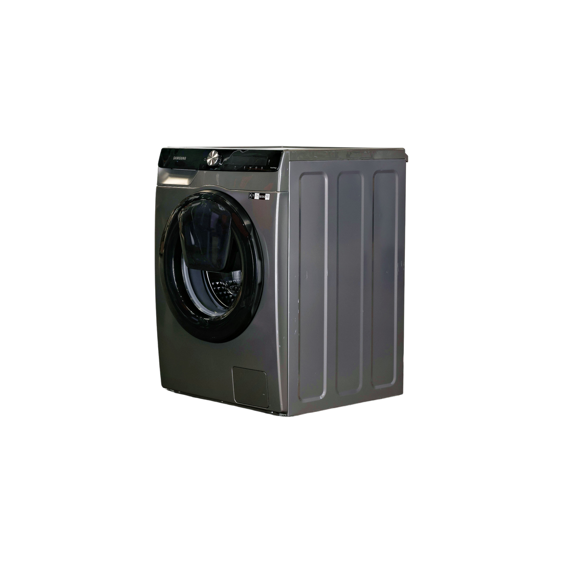Lave-Linge Sechant 8 kg Reconditionné SAMSUNG WD80T554DBX : vue du côté gauche