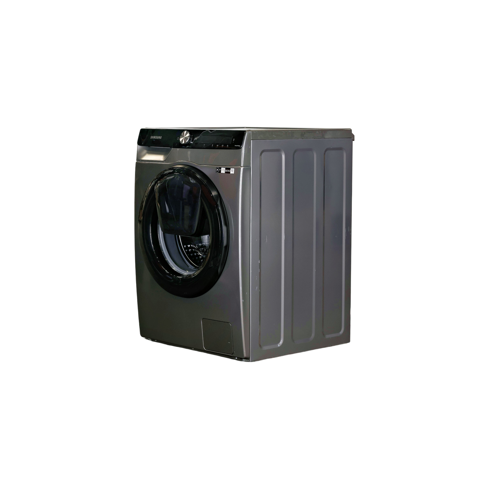 Lave-Linge Sechant 8 kg Reconditionné SAMSUNG WD80T554DBX : vue du côté gauche