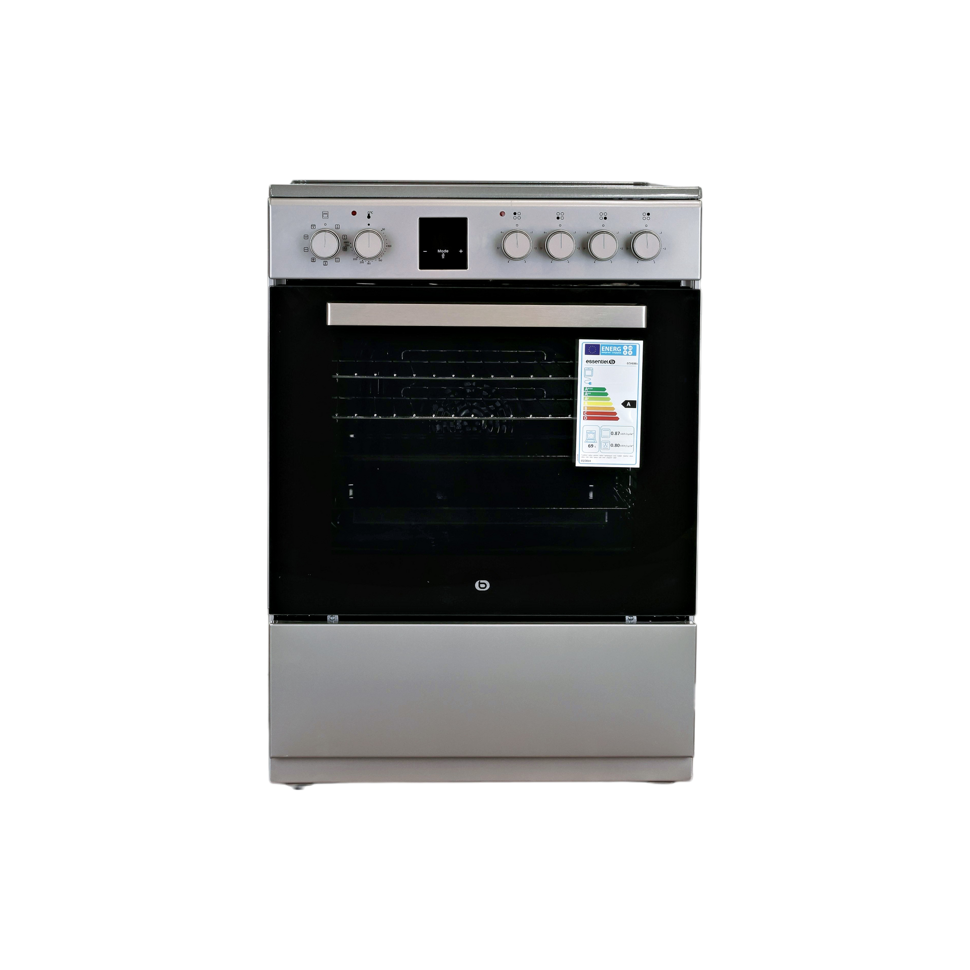 Cuisinière Vitrocéramique  Reconditionné ESSENTIEL B ECV606S : vue de face