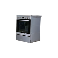 Cuisinière Vitrocéramique 74 L Reconditionné ELECTROLUX EKC6450COS : vue du côté gauche