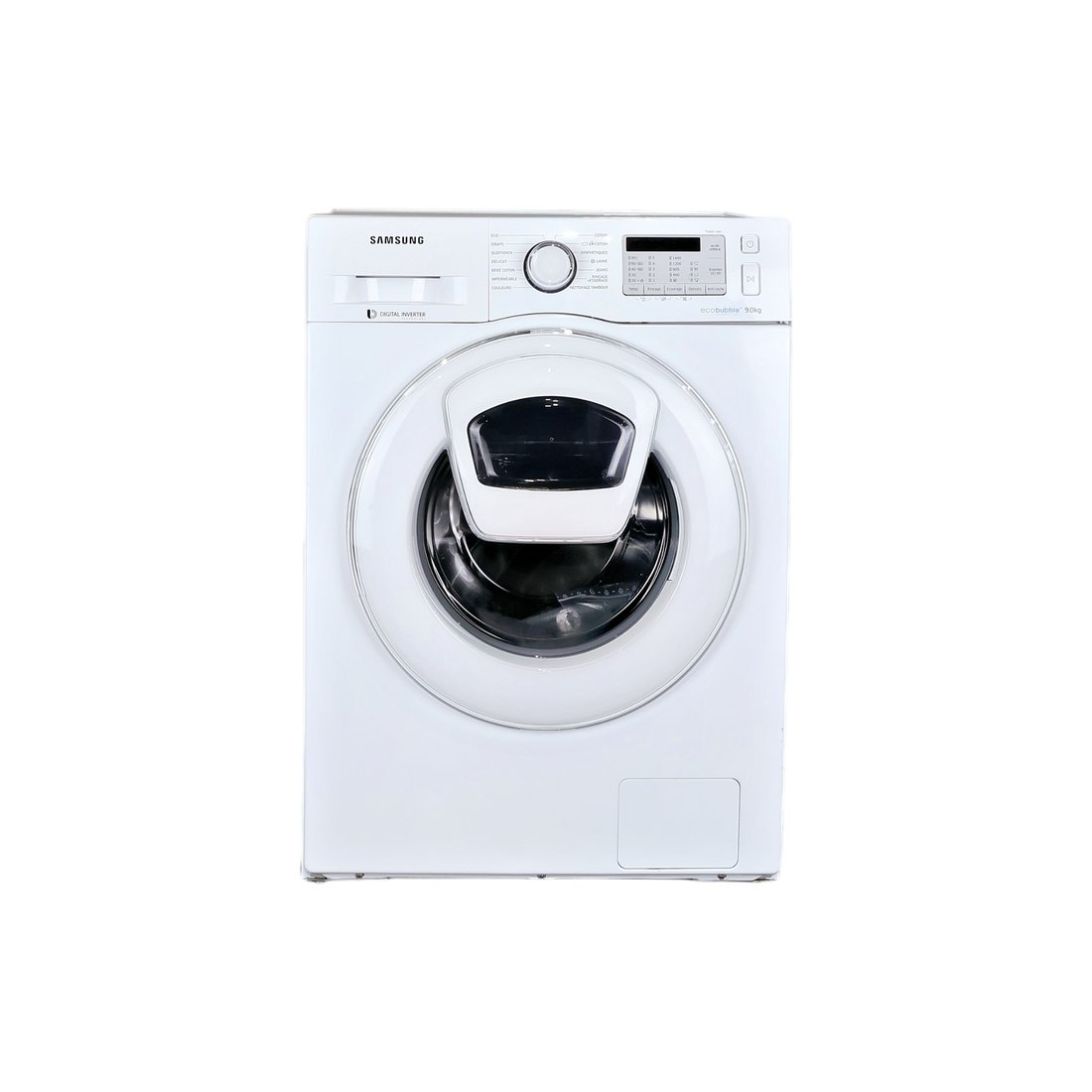 Lave-Linge Hublot 9 kg Reconditionné SAMSUNG WW90K5413WW : vue de face