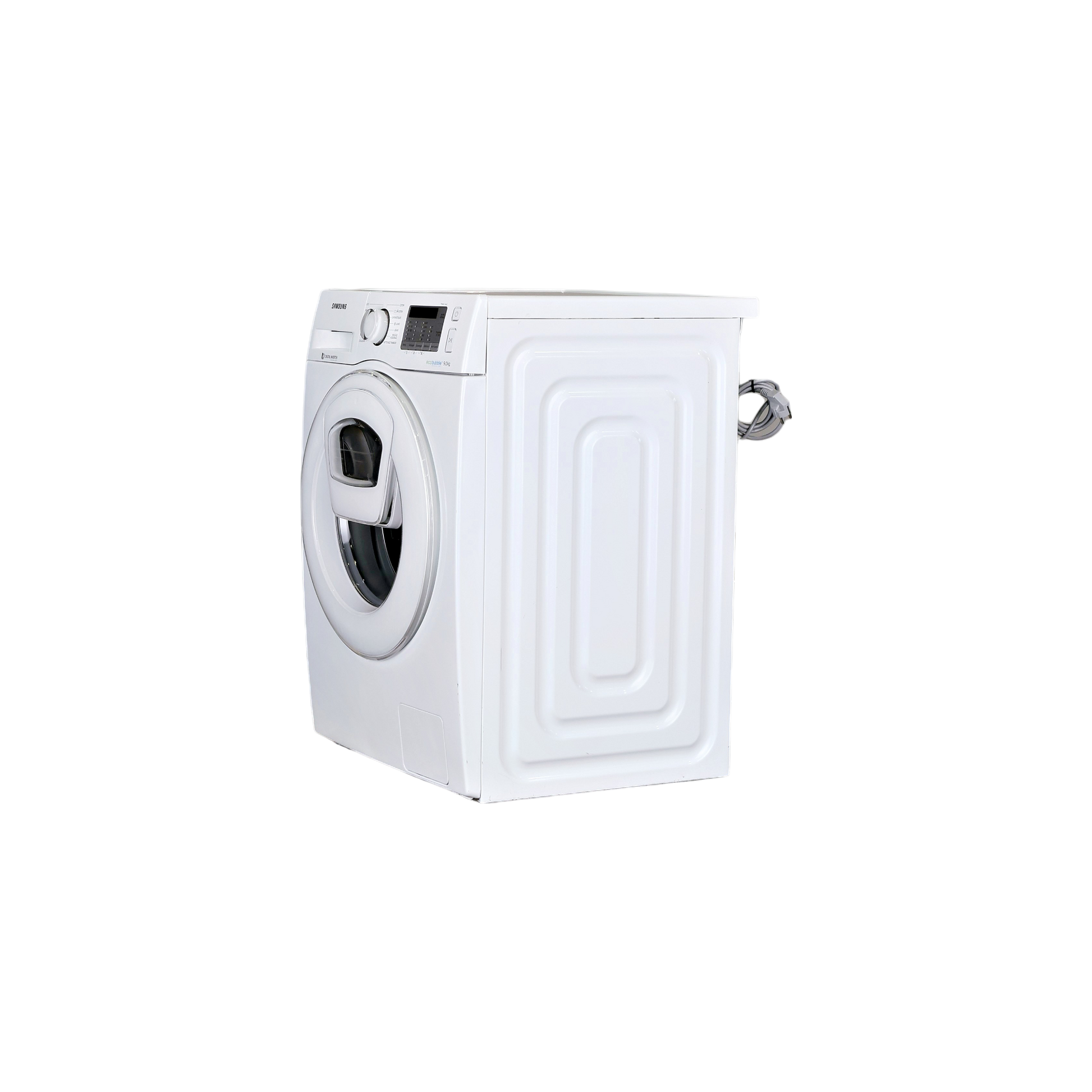 Lave-Linge Hublot 9 kg Reconditionné SAMSUNG WW90K5413WW : vue du côté gauche