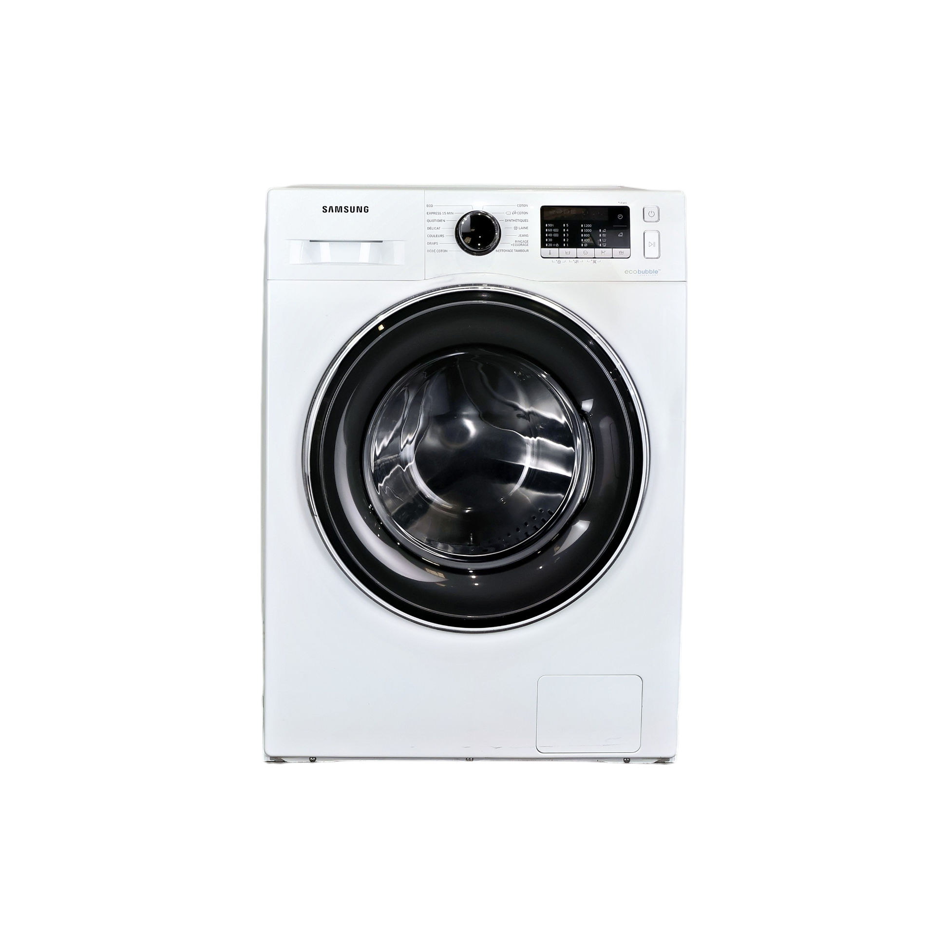 Lave-Linge Hublot 9 kg Reconditionné SAMSUNG WW90J5355EW : vue de face