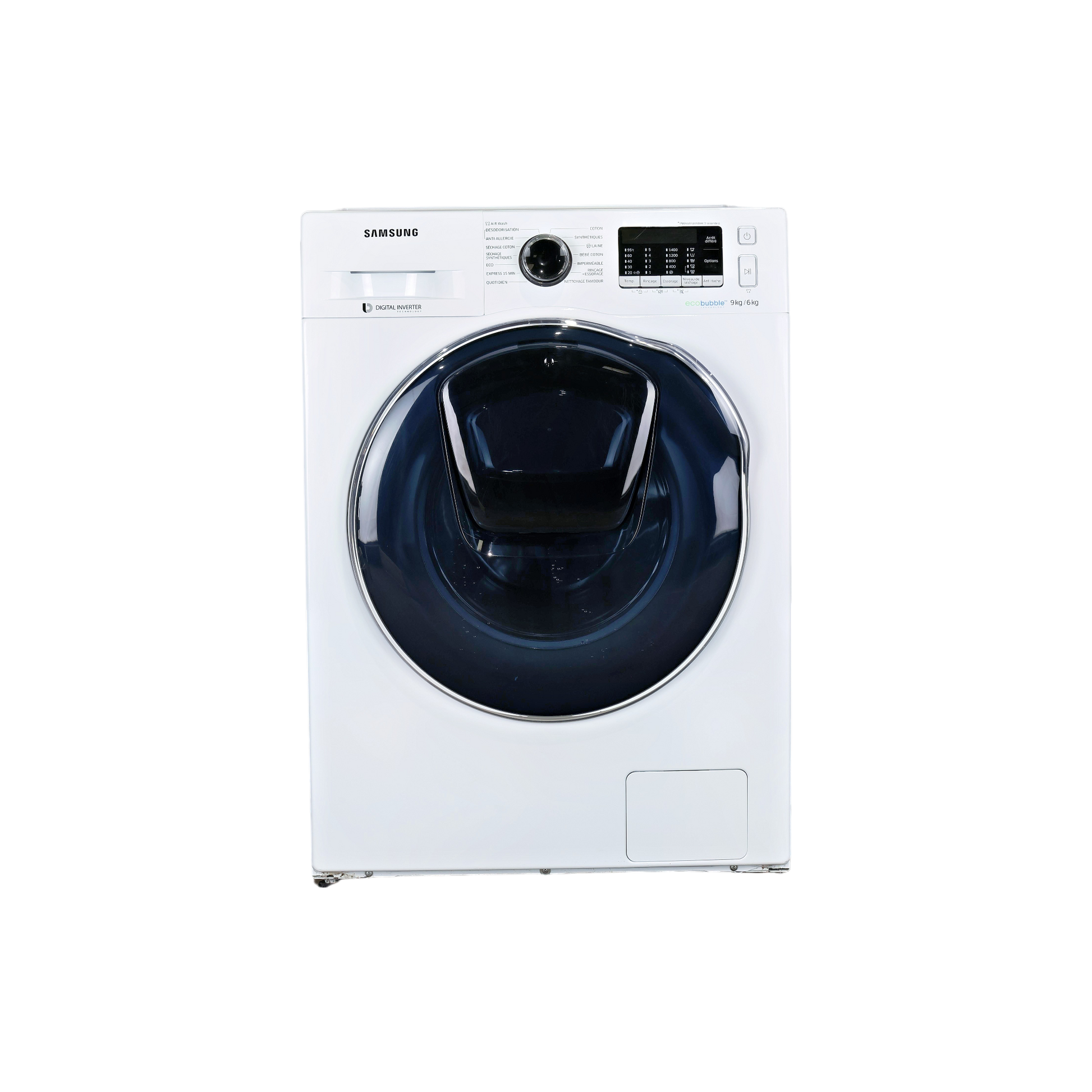 Lave-linge Sechant 9 kg Reconditionné SAMSUNG WD90K5410OW