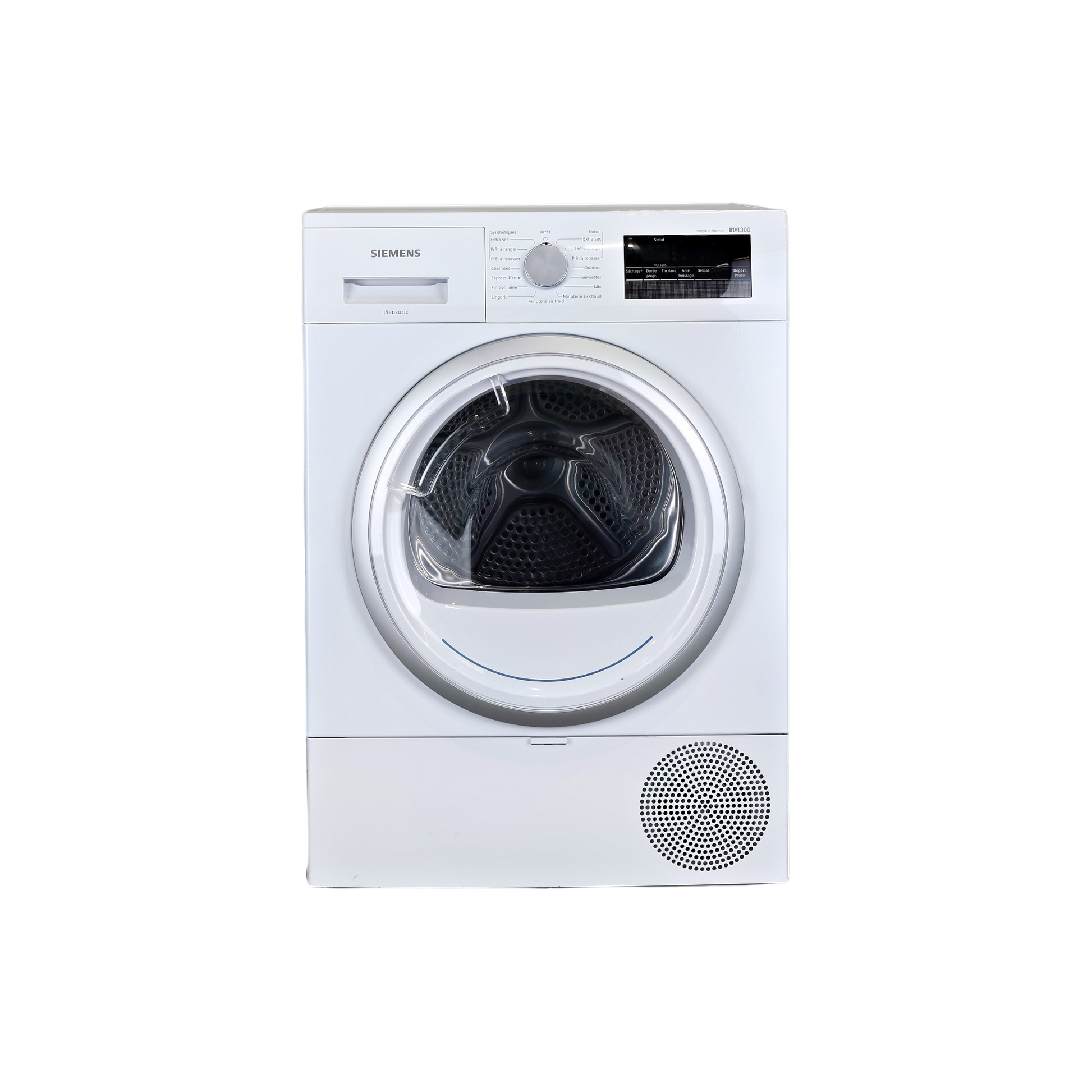 Seche-Linge Pompe À Chaleur 8 kg Reconditionné SIEMENS WT45RV01FF : vue de face