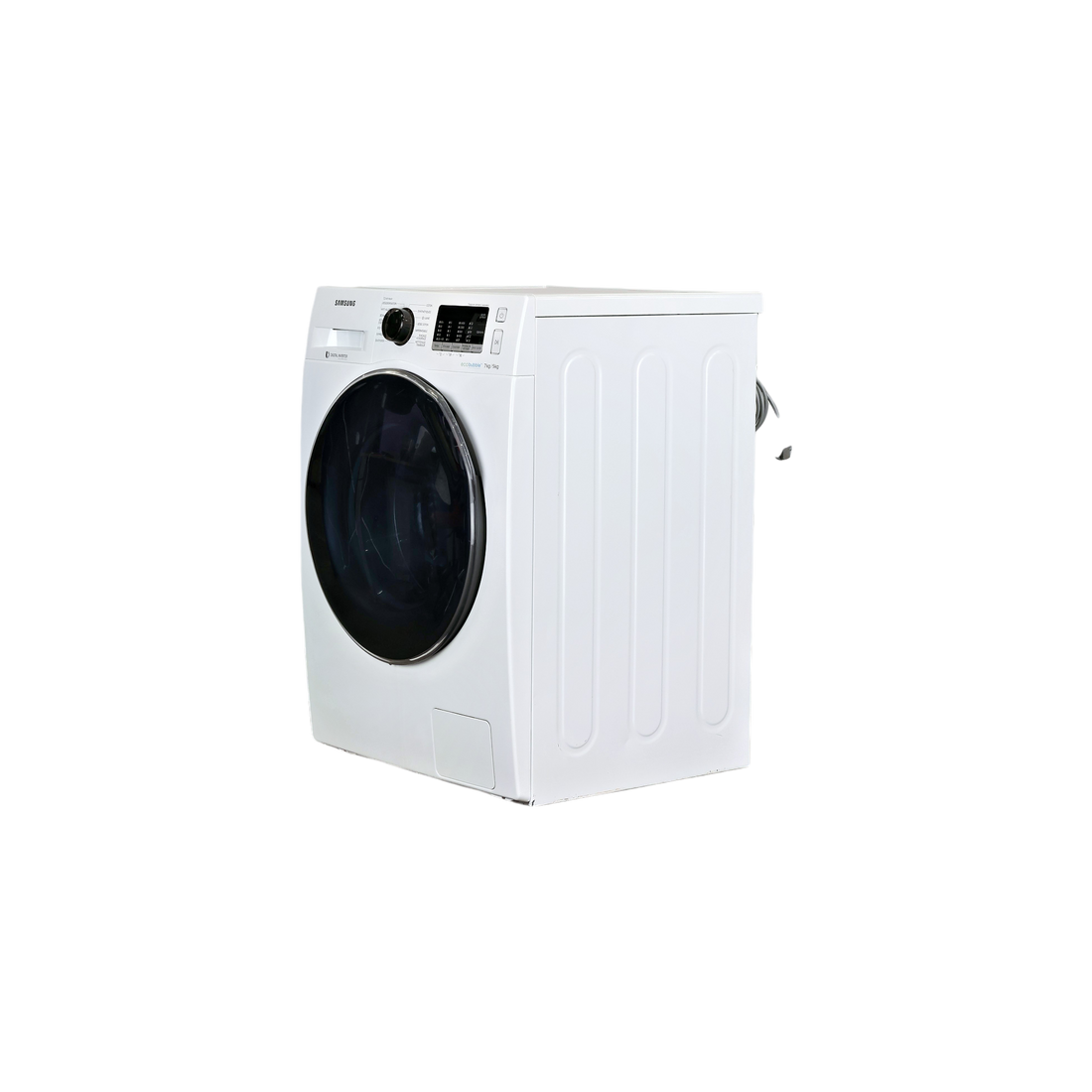 Lave-Linge Sechant 7 kg Reconditionné SAMSUNG WD70J5410AW : vue du côté gauche