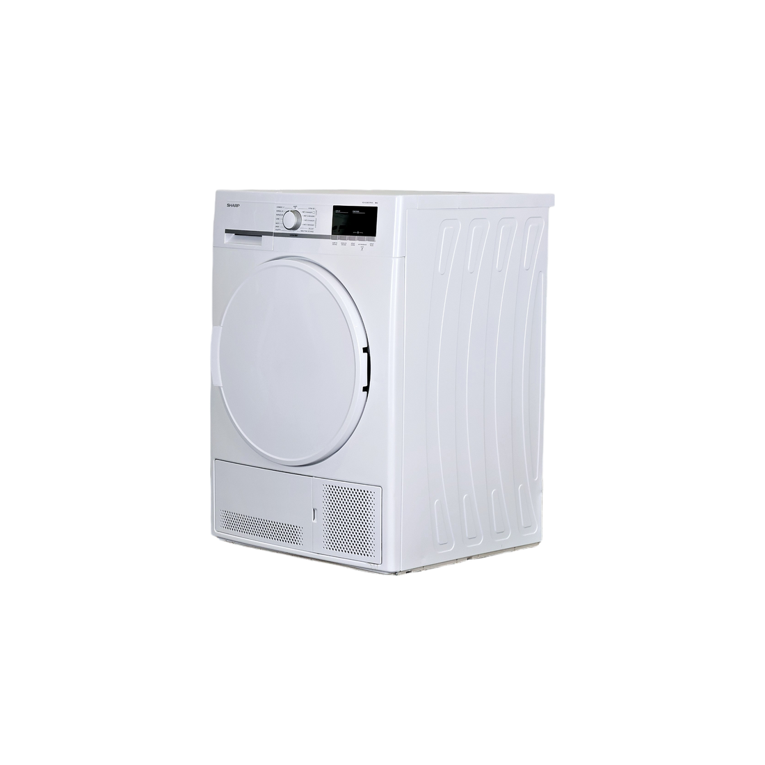 Seche-Linge Condensation 8 kg Reconditionné SHARP KD-GCB8S7PW9 : vue du côté gauche