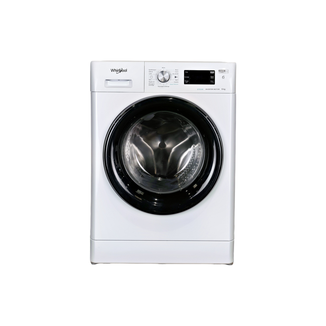 Lave-Linge Hublot 9 kg Reconditionné WHIRLPOOL FFBB9489BVFR : vue de face