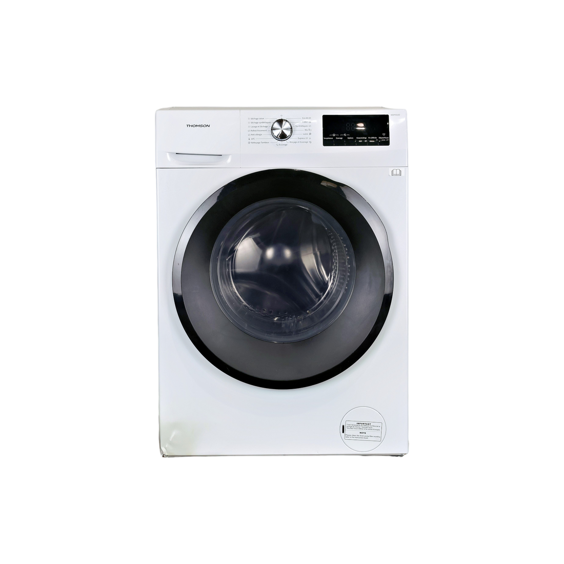 Lave-Linge Sechant 8 kg Reconditionné THOMSON WDP85AD : vue de face