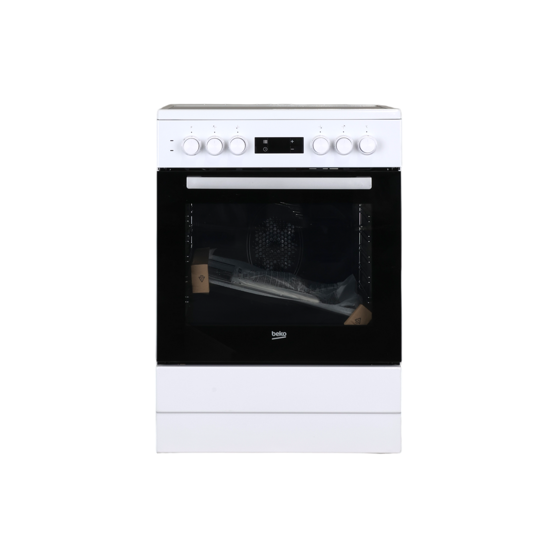 Cuisinière Vitrocéramique  Reconditionné BEKO FSE67300WCS : vue de face