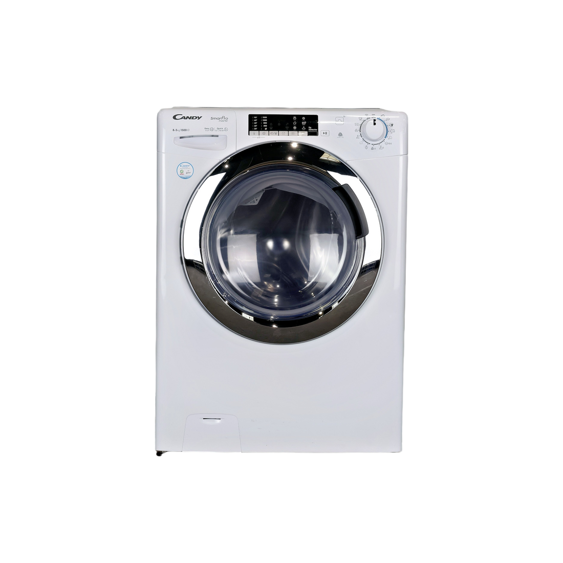 Lave-Linge Sechant 8 kg Reconditionné CANDY CSOW5854TWMC-S : vue de face