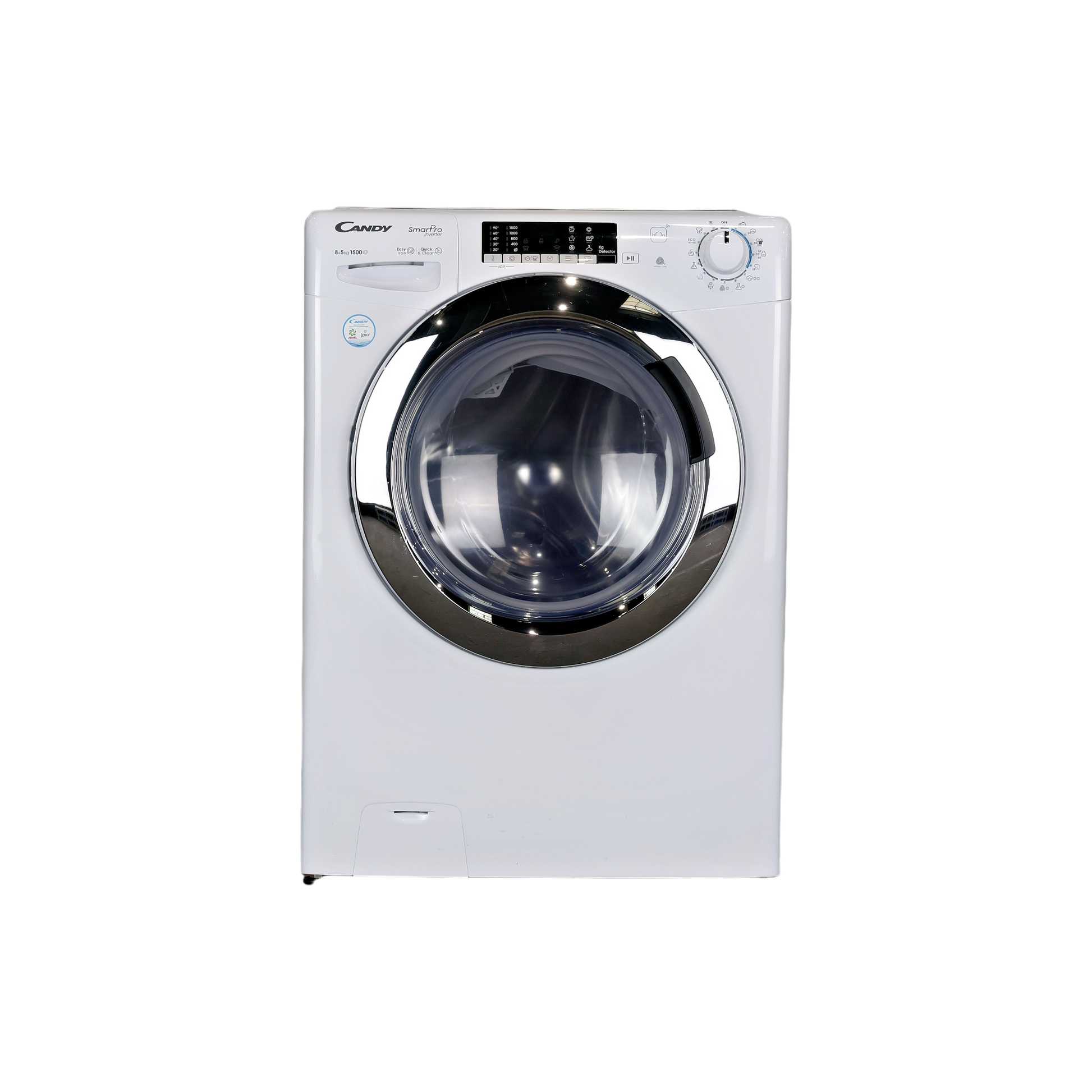 Lave-Linge Sechant 8 kg Reconditionné CANDY CSOW5854TWMC-S : vue de face