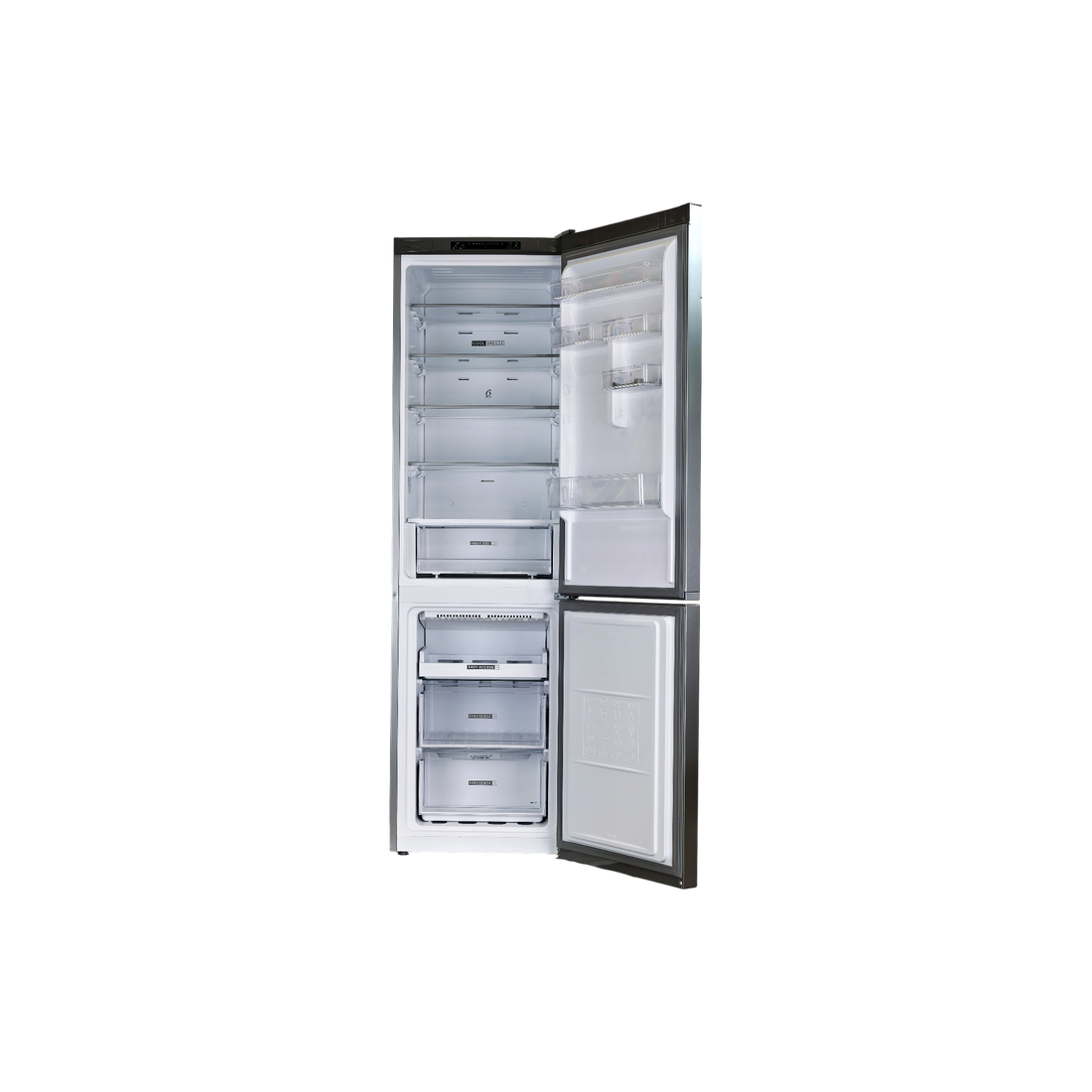 Réfrigérateur Avec Congélateur 367 L Reconditionné WHIRLPOOL W7X93AOX1 : vue de l'intérieur