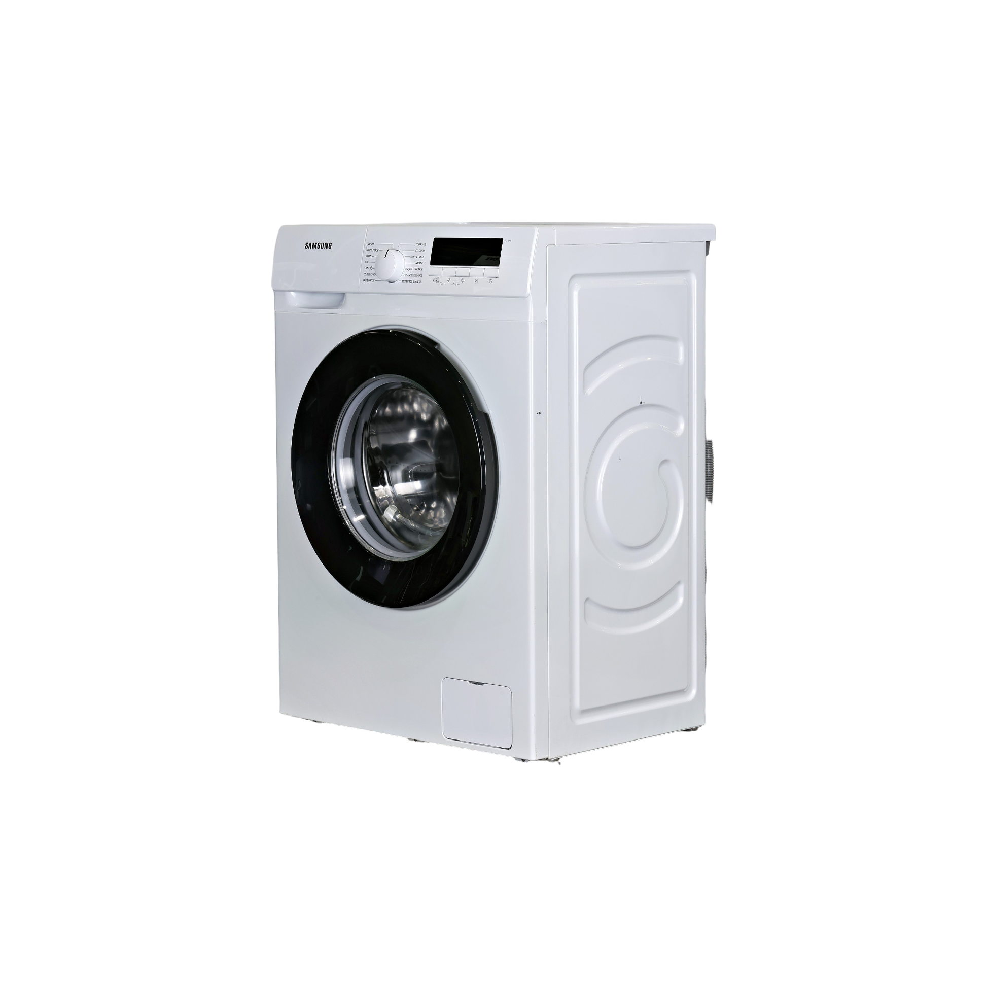 Lave-Linge Hublot 7 kg Reconditionné SAMSUNG WW70T303MBW : vue du côté gauche