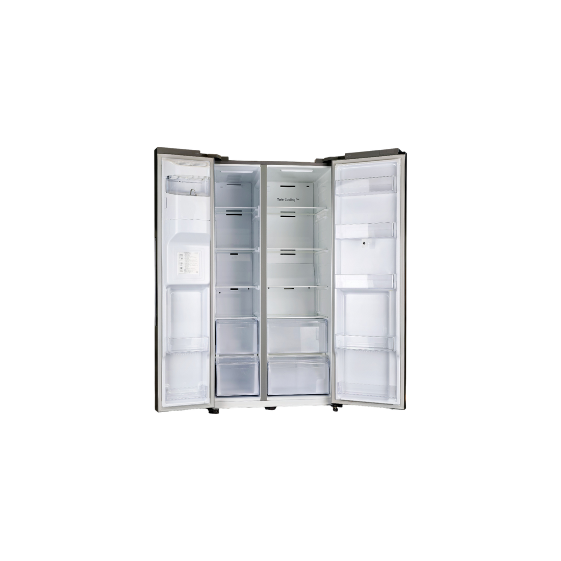 Réfrigérateur Américain 614 L Reconditionné SAMSUNG RS6HA8880S9 : vue du côté gauche