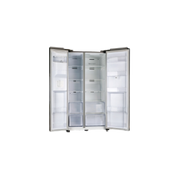 Réfrigérateur Américain 614 L Reconditionné SAMSUNG RS6HA8880S9 : vue du côté gauche