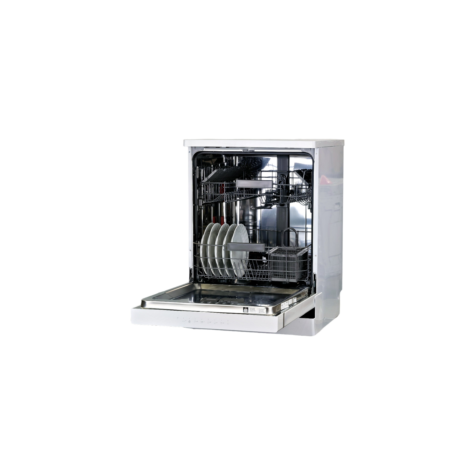 Lave-Vaisselle Pose Libre 14 Cvts Reconditionné WHIRLPOOL W3FD634 : vue de l'intérieur