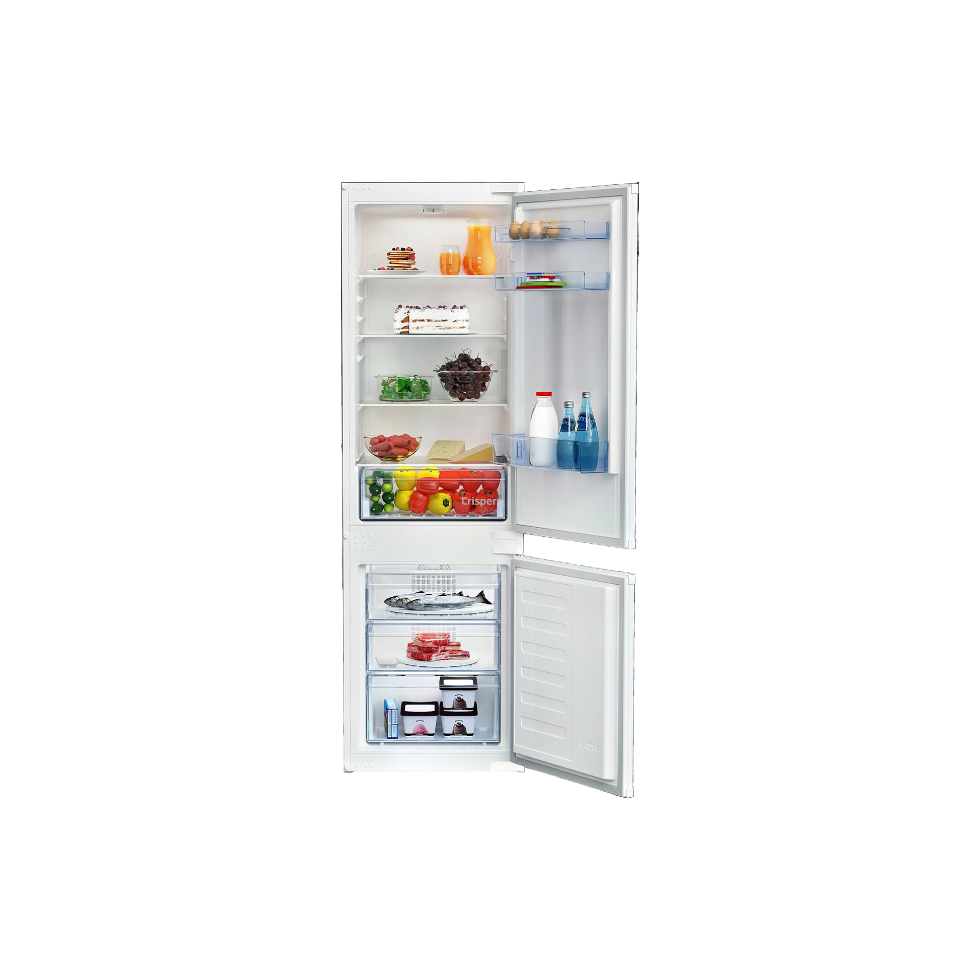 Réfrigérateur Encastrable 262 L Reconditionné BEKO BCHA275K41SN : vue de face