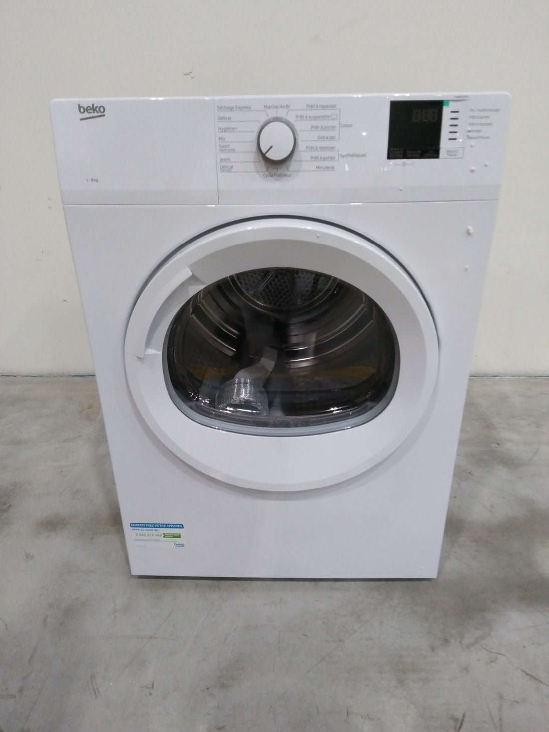 Seche-Linge Evacuation 8 kg Reconditionné BEKO DA8013PA : détails