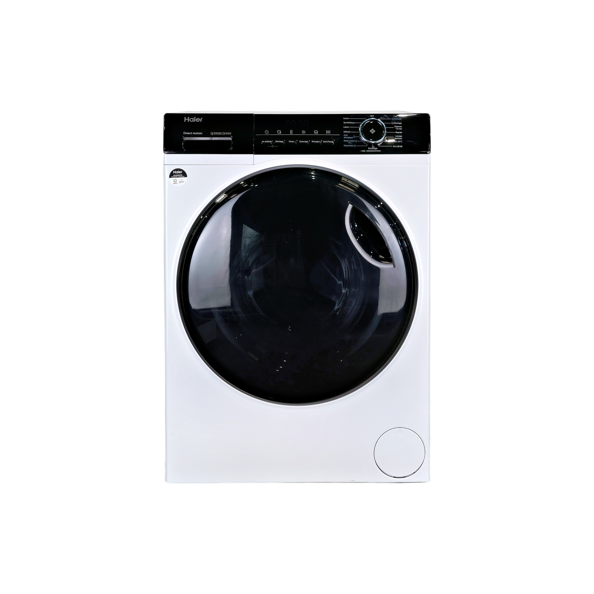 Lave-Linge Sechant 10 kg Reconditionné HAIER HWD100-B14939-FR : vue de face