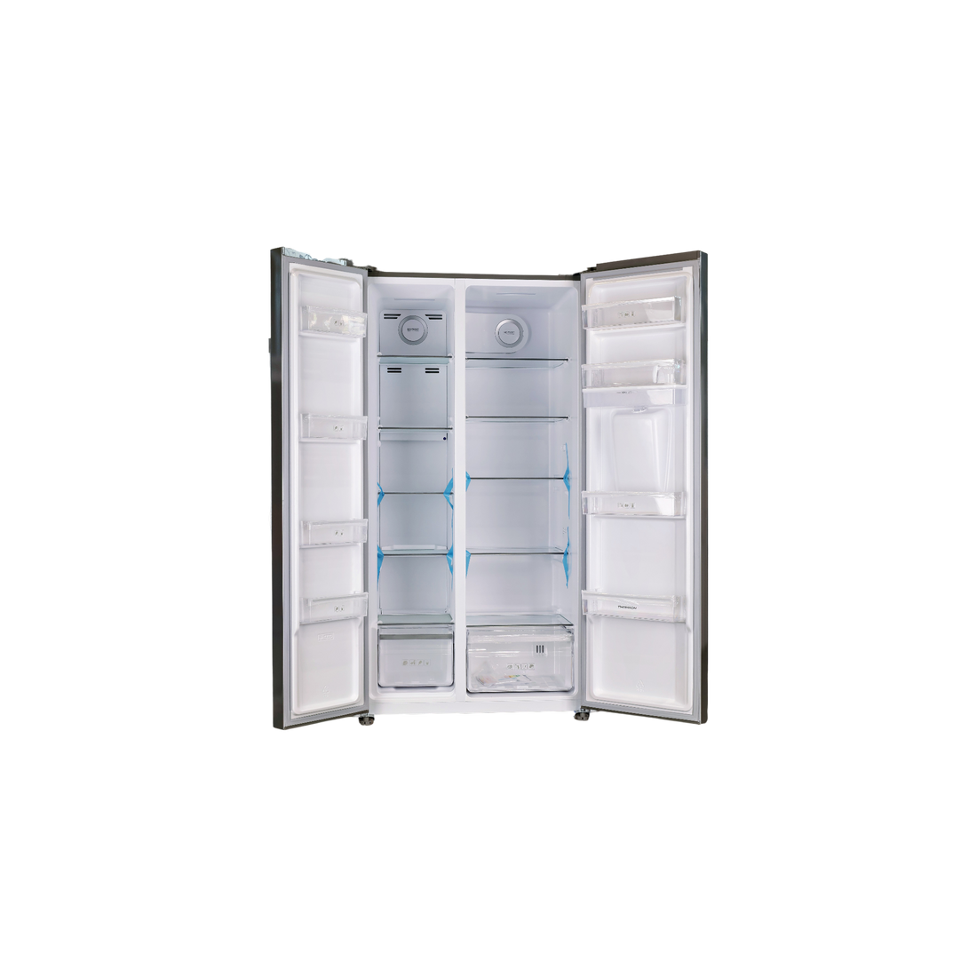 Réfrigérateur Américain 529 L Reconditionné THOMSON THSBS89WDNFSLD : vue de l'intérieur
