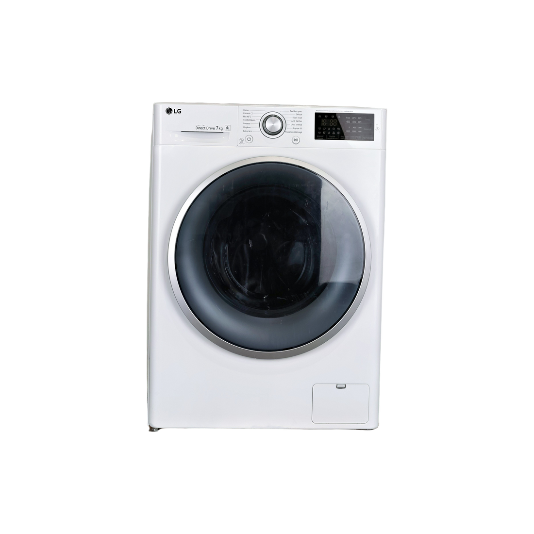 Lave-Linge Hublot 7 kg Reconditionné LG F74C41WH : vue de face
