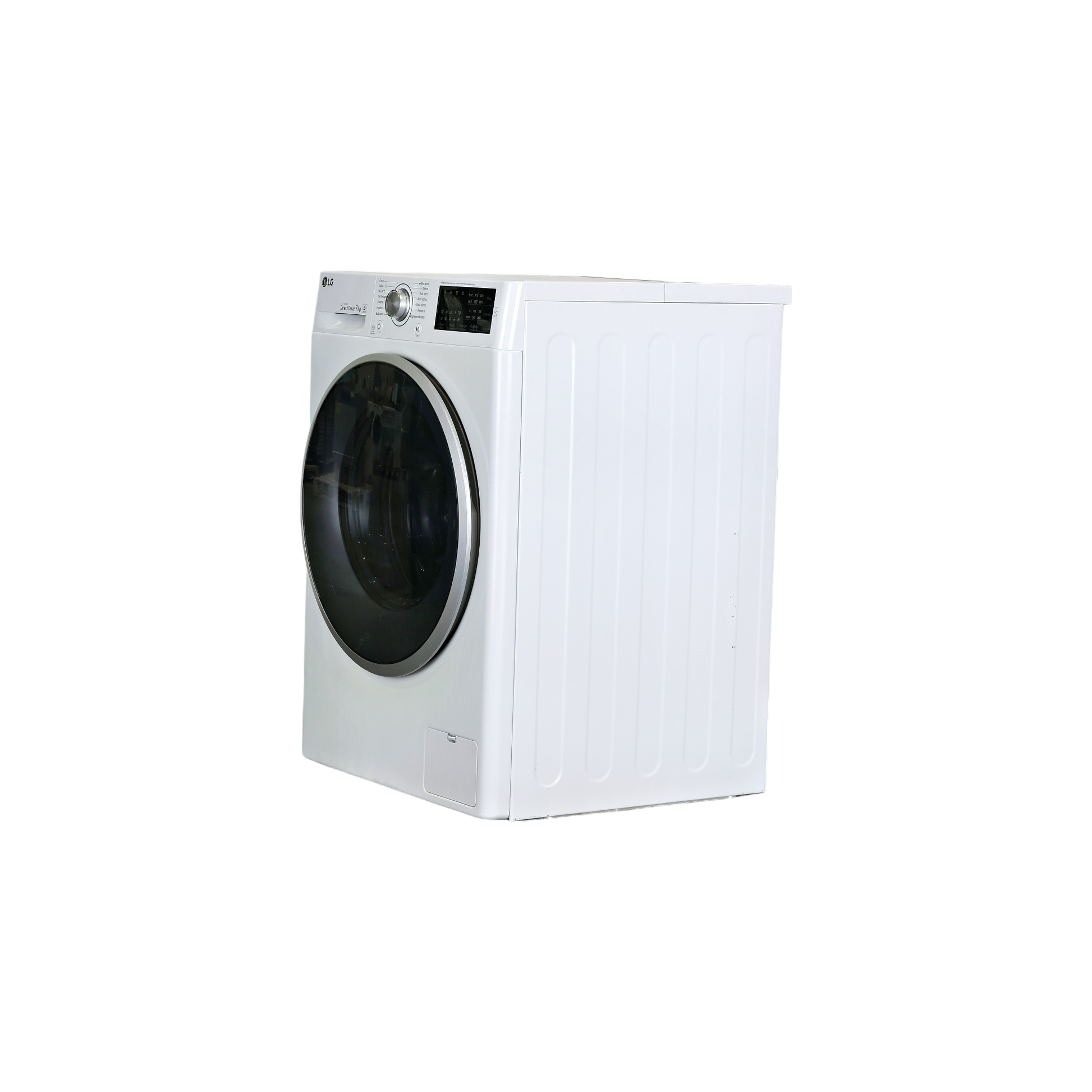 Lave-Linge Hublot 7 kg Reconditionné LG F74C41WH : vue du côté gauche