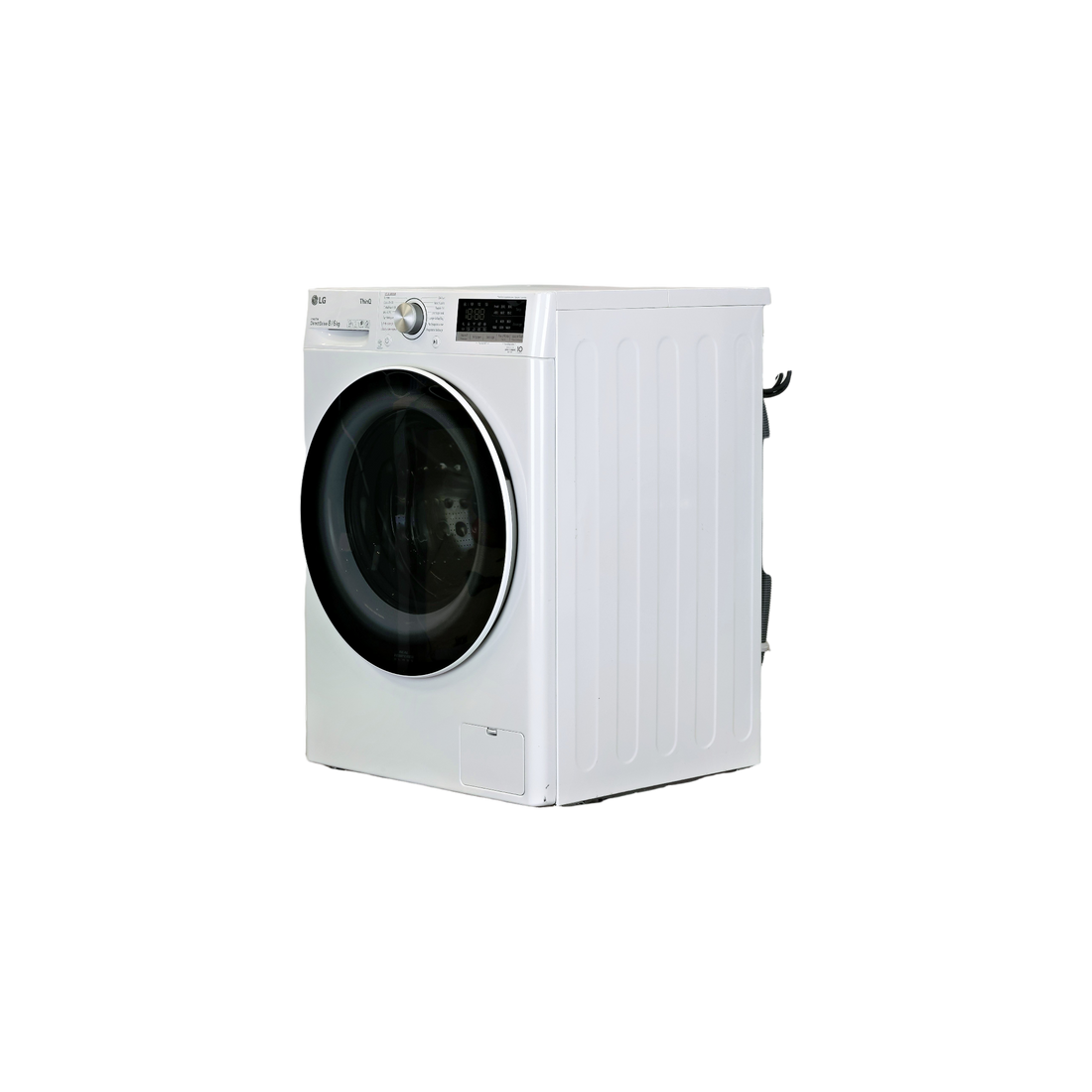 Lave-Linge Sechant 8 kg Reconditionné LG F864V40WRS : vue du côté gauche