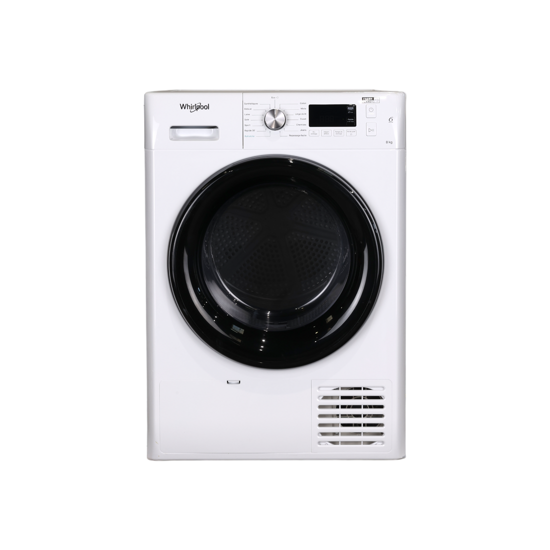 Seche-Linge Pompe À Chaleur 8 kg Reconditionné WHIRLPOOL FFTM1182BFR : vue de face