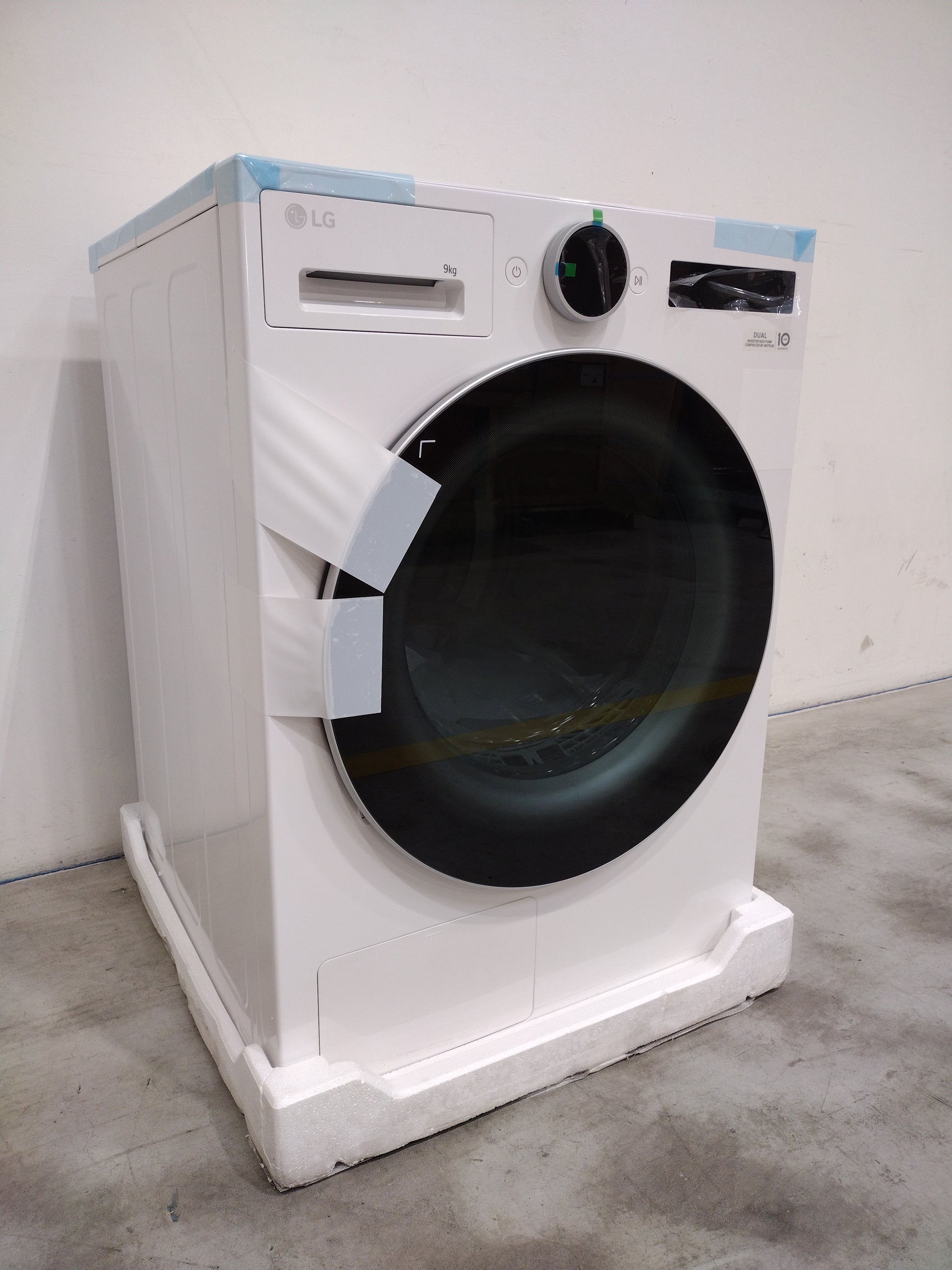 Seche-Linge Pompe À Chaleur 9 kg Reconditionné LG RH9X71WH : détails