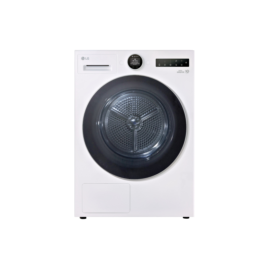 Seche-Linge Pompe À Chaleur 9 kg Reconditionné LG RH9X71WH : vue de face